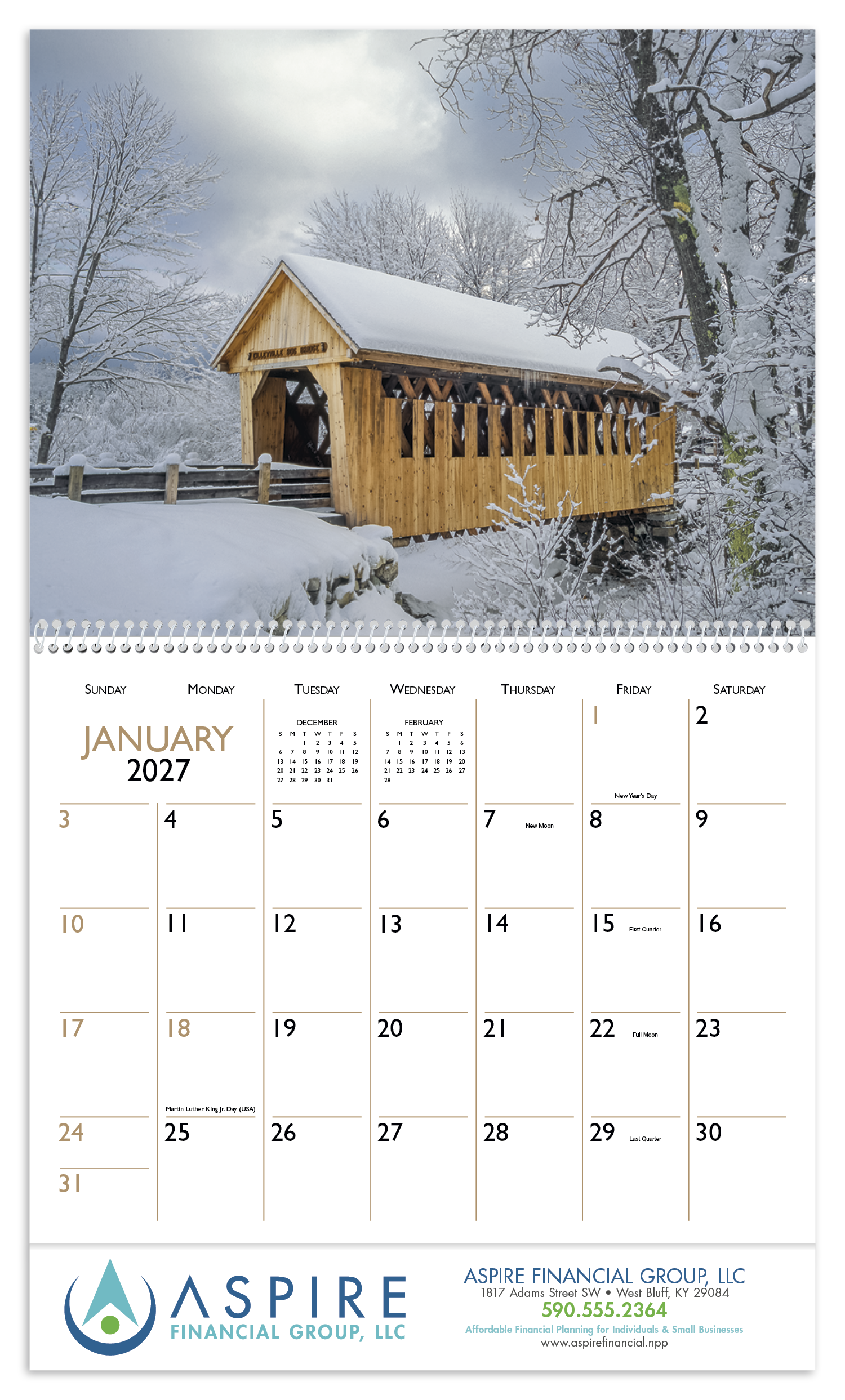 Triumph® Calendars Bridges Calendar 55