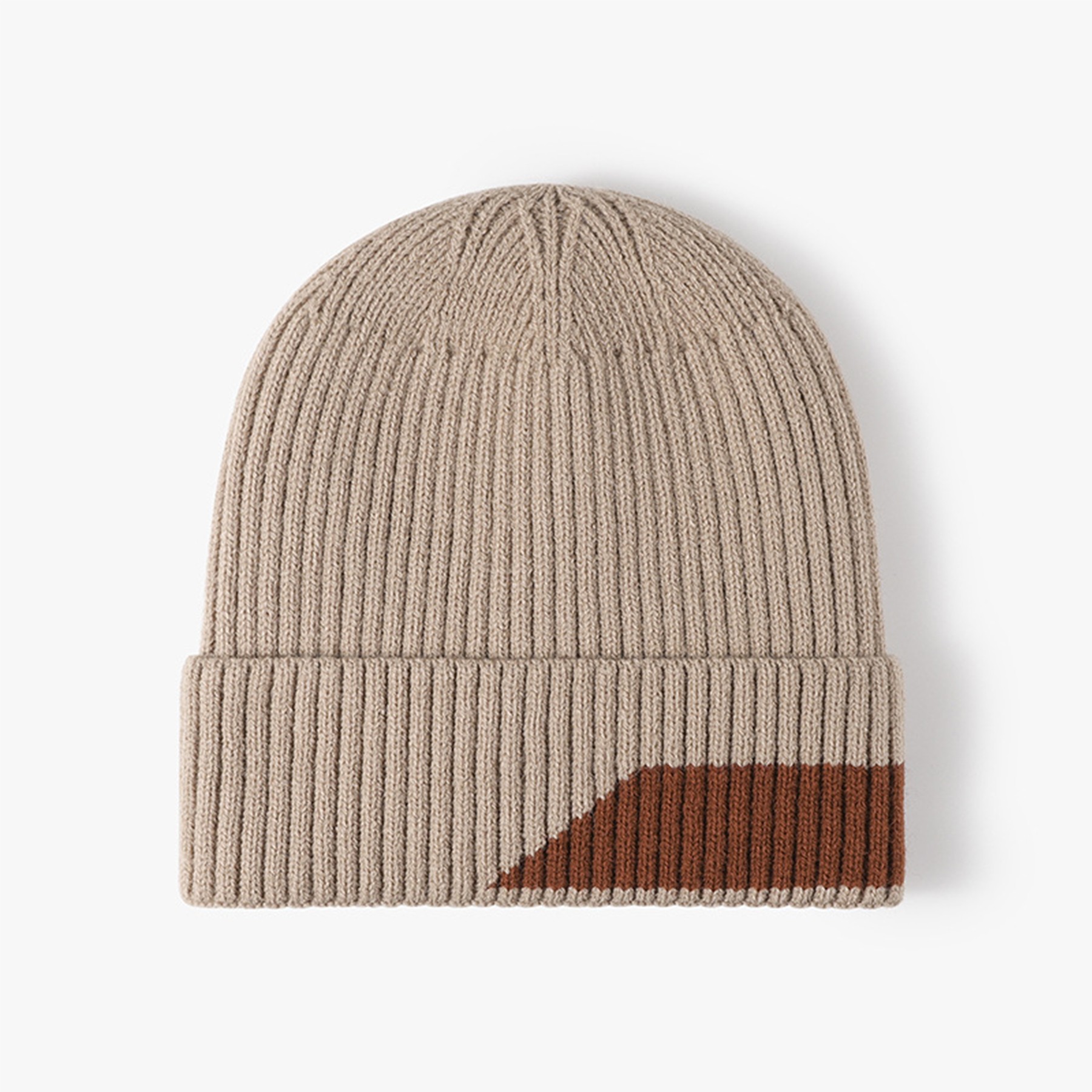 Winter Fleece Lined Beanie with Matching Color 6