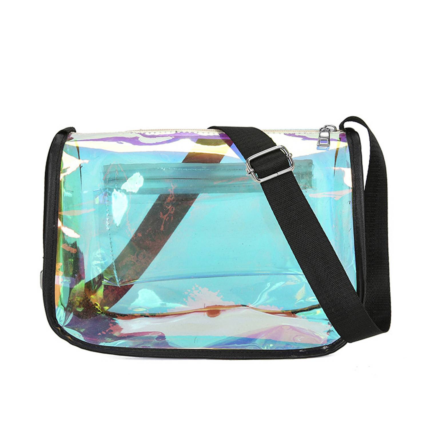 Laser PVC square crossbody bag 2