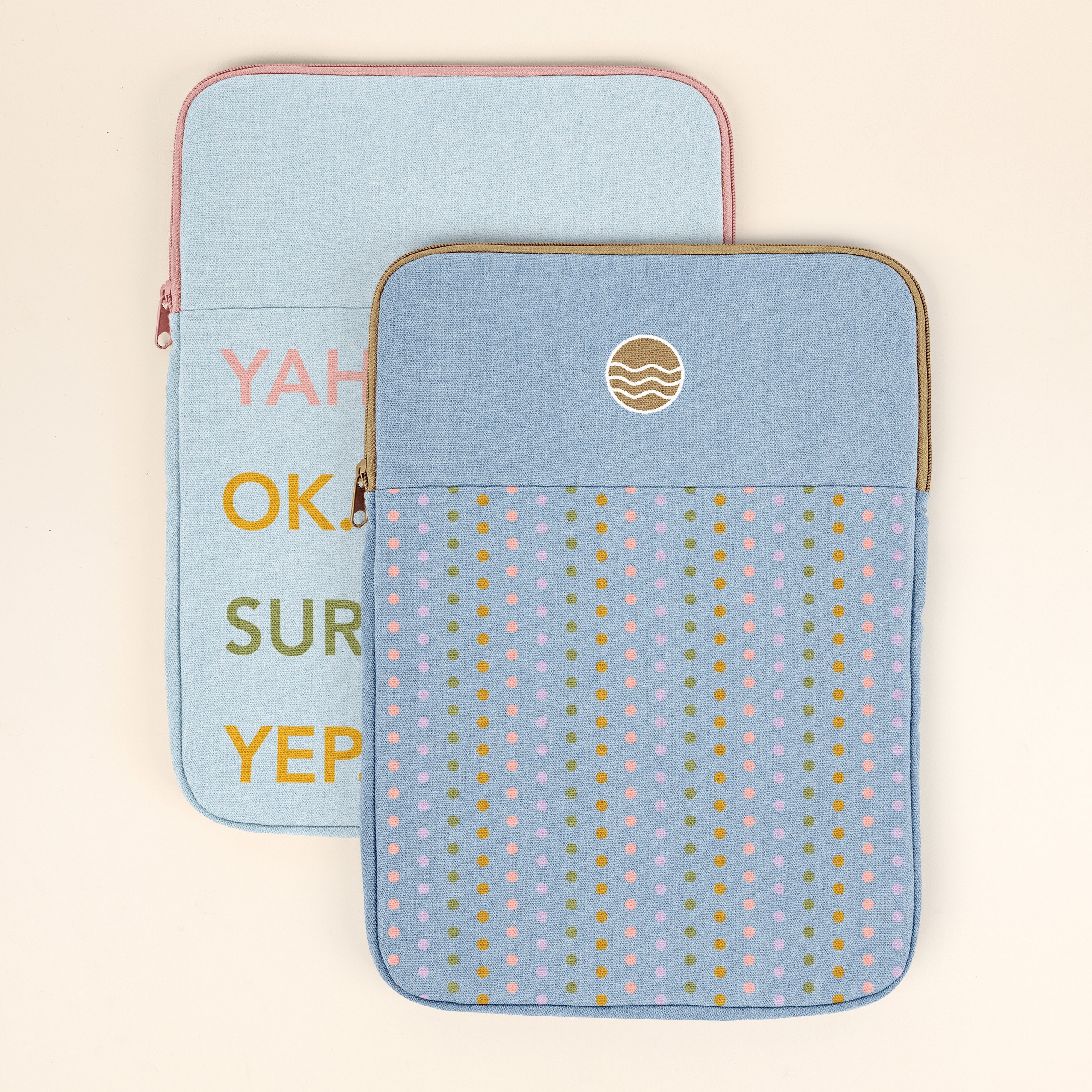 PORTRAIT LAPTOP SLEEVES - DENIM - SMALL - 13"