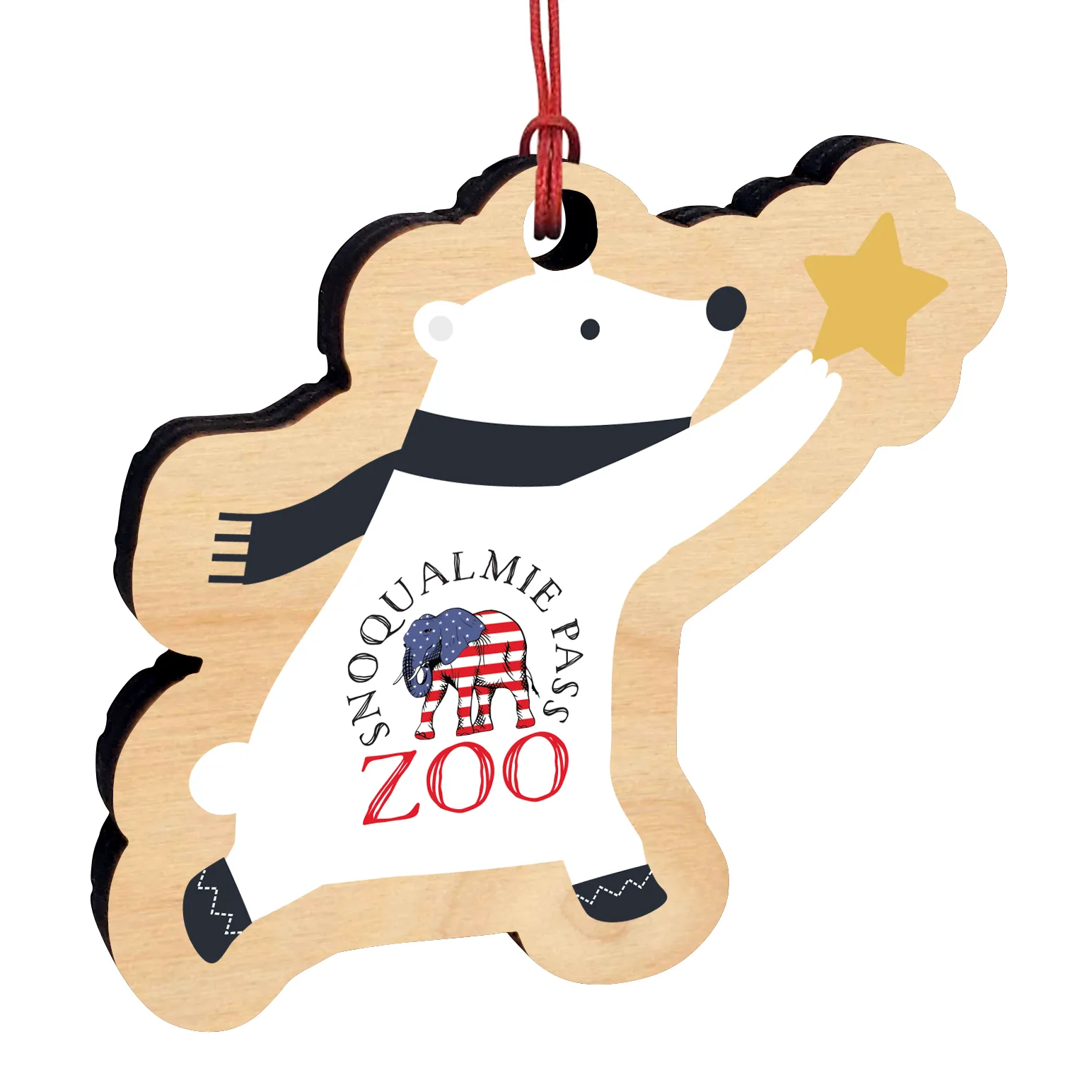 1/4" Ultra Vivid Birch Ornaments