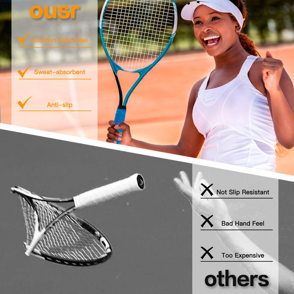Flat Laminated Adhesive Badminton Tennis Racket Hand Strap 3