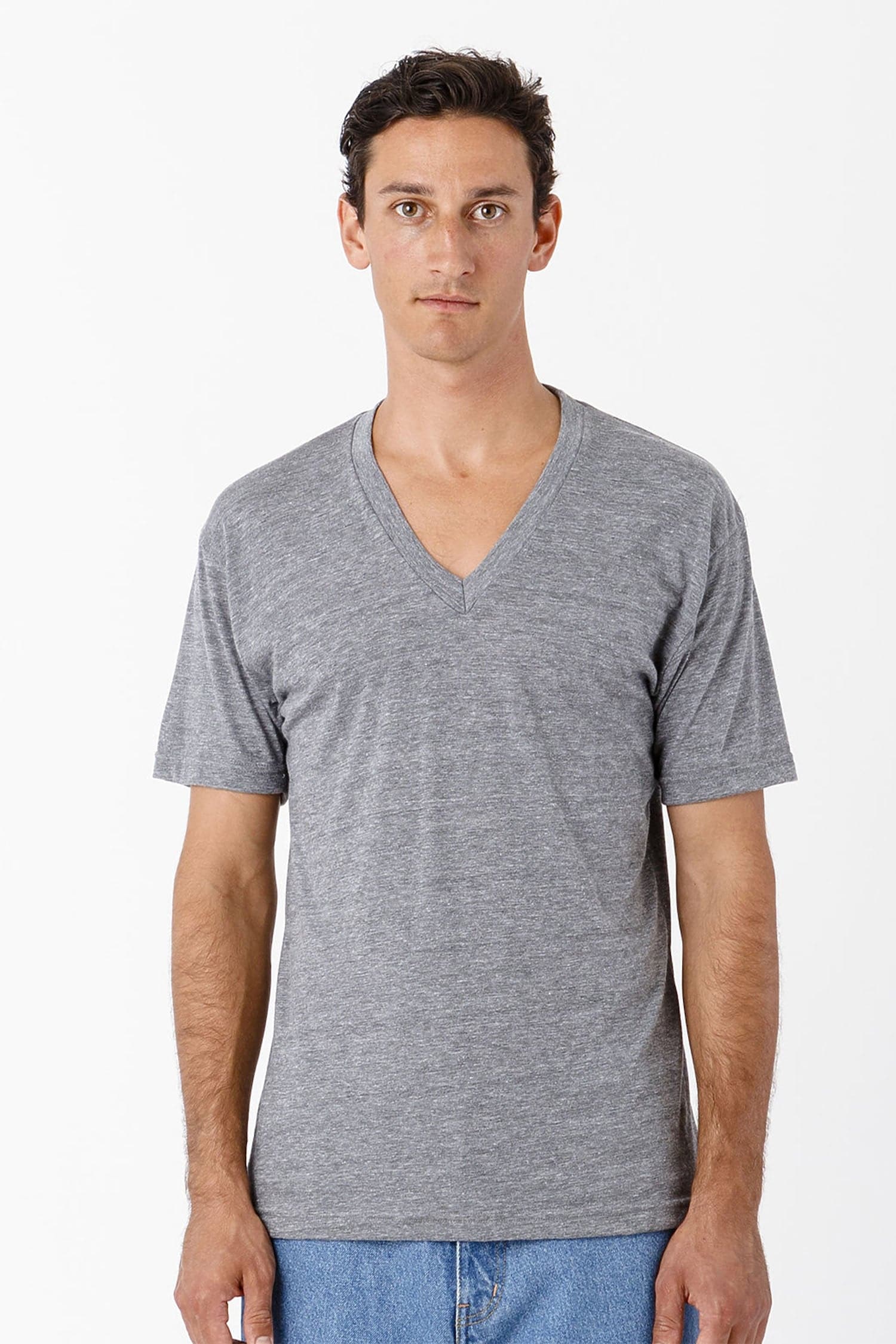 3.7 OZ TRI-BLEND V-NECK 1