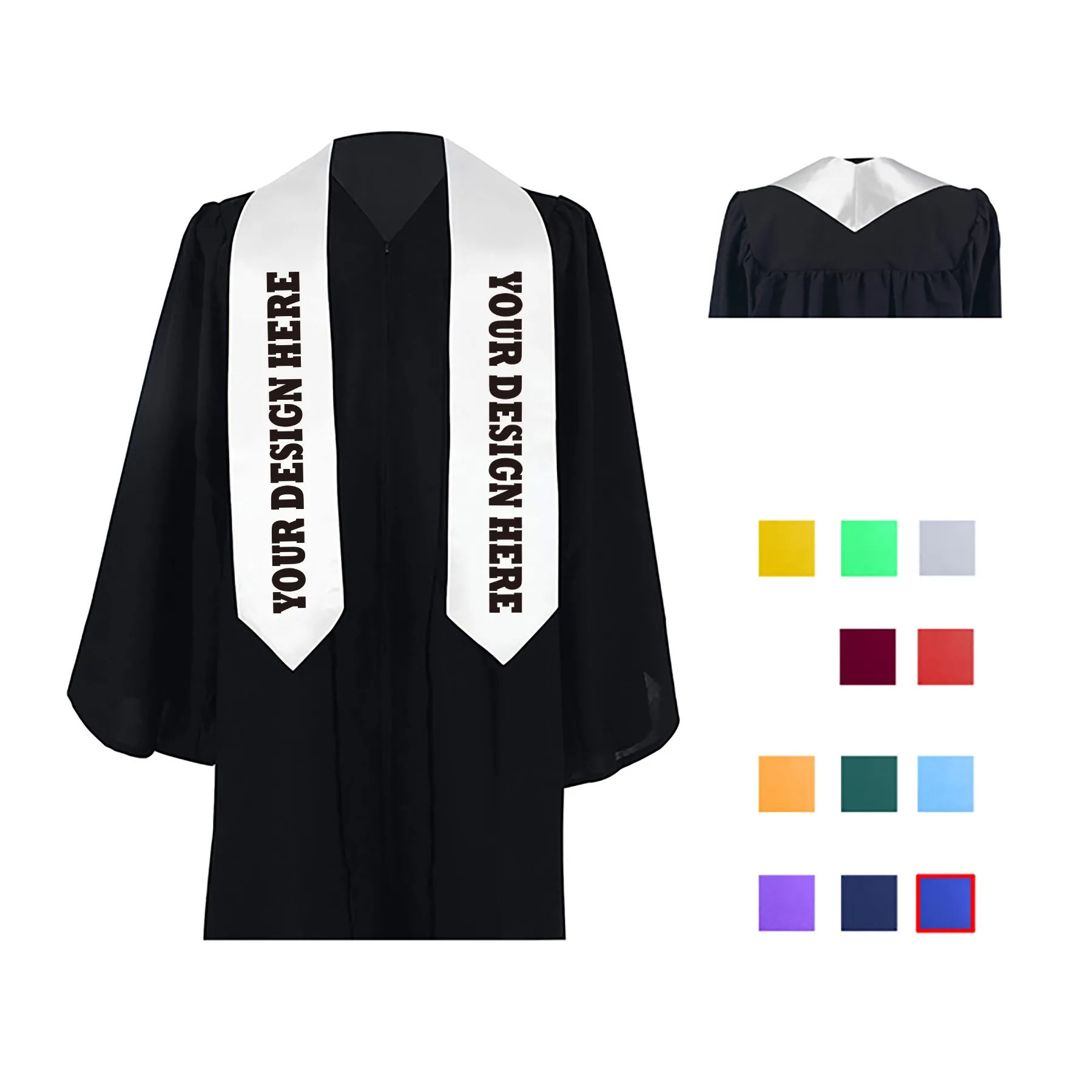 Colorful Graduation Honor Stole 2