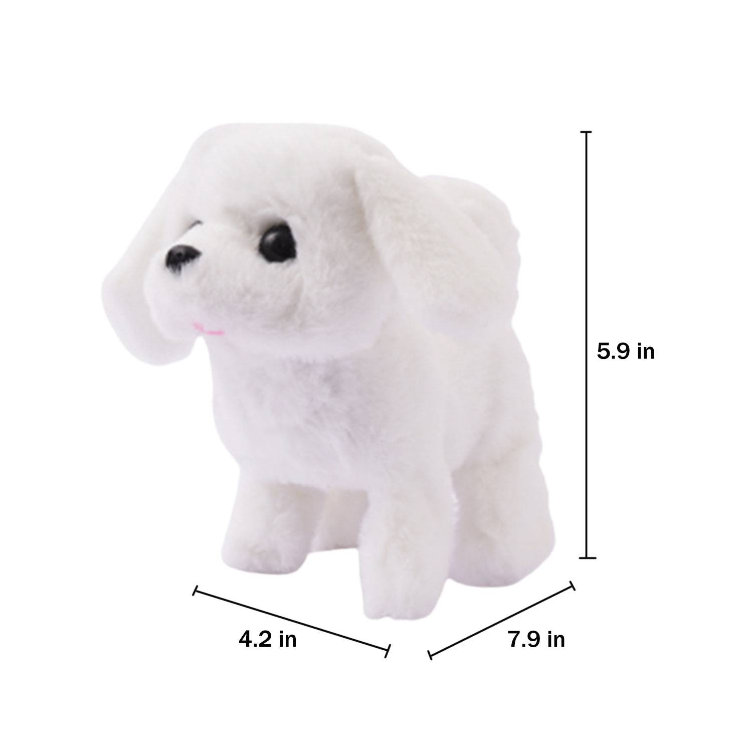 Kids' Interactive Walking Plush Dog Toy w/ Sound 3