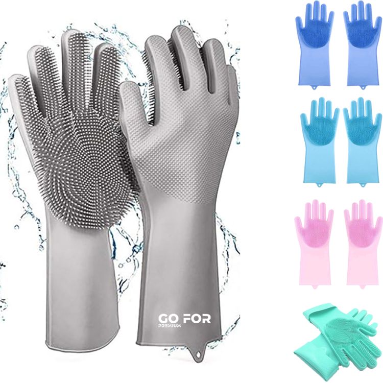 Silicone Dishwashing Gloves 1