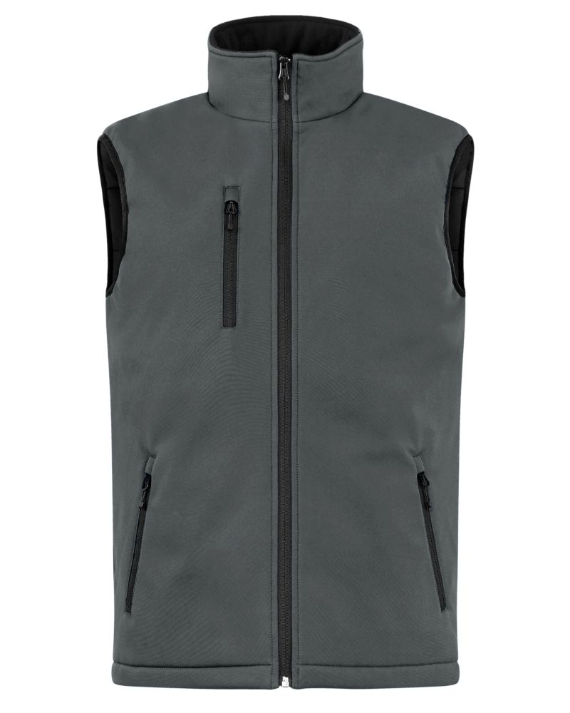 Clique Equinox Insulated Softshell Mens Full Zip Vest 16