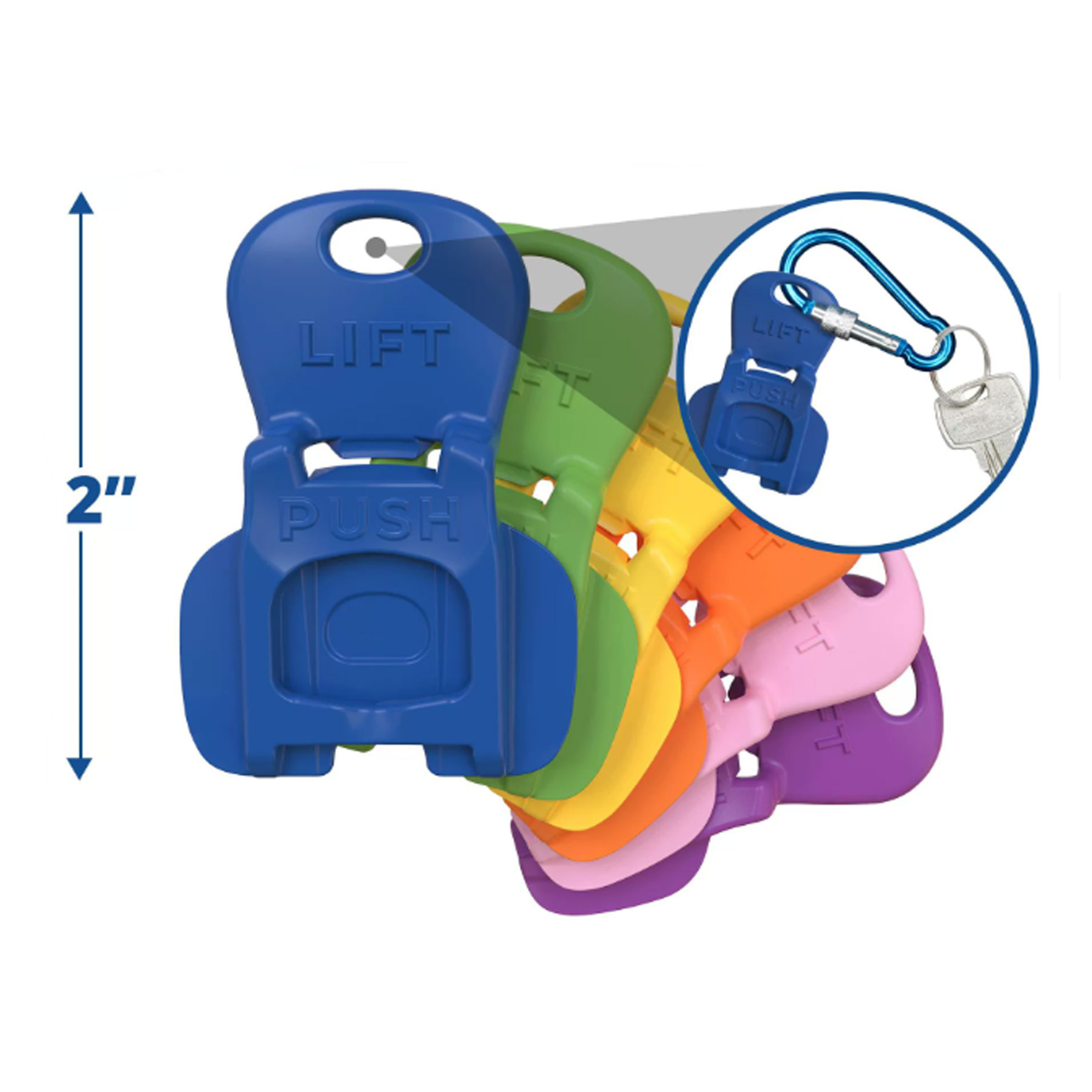 6-Piece Durable Plastic Can Opener 5