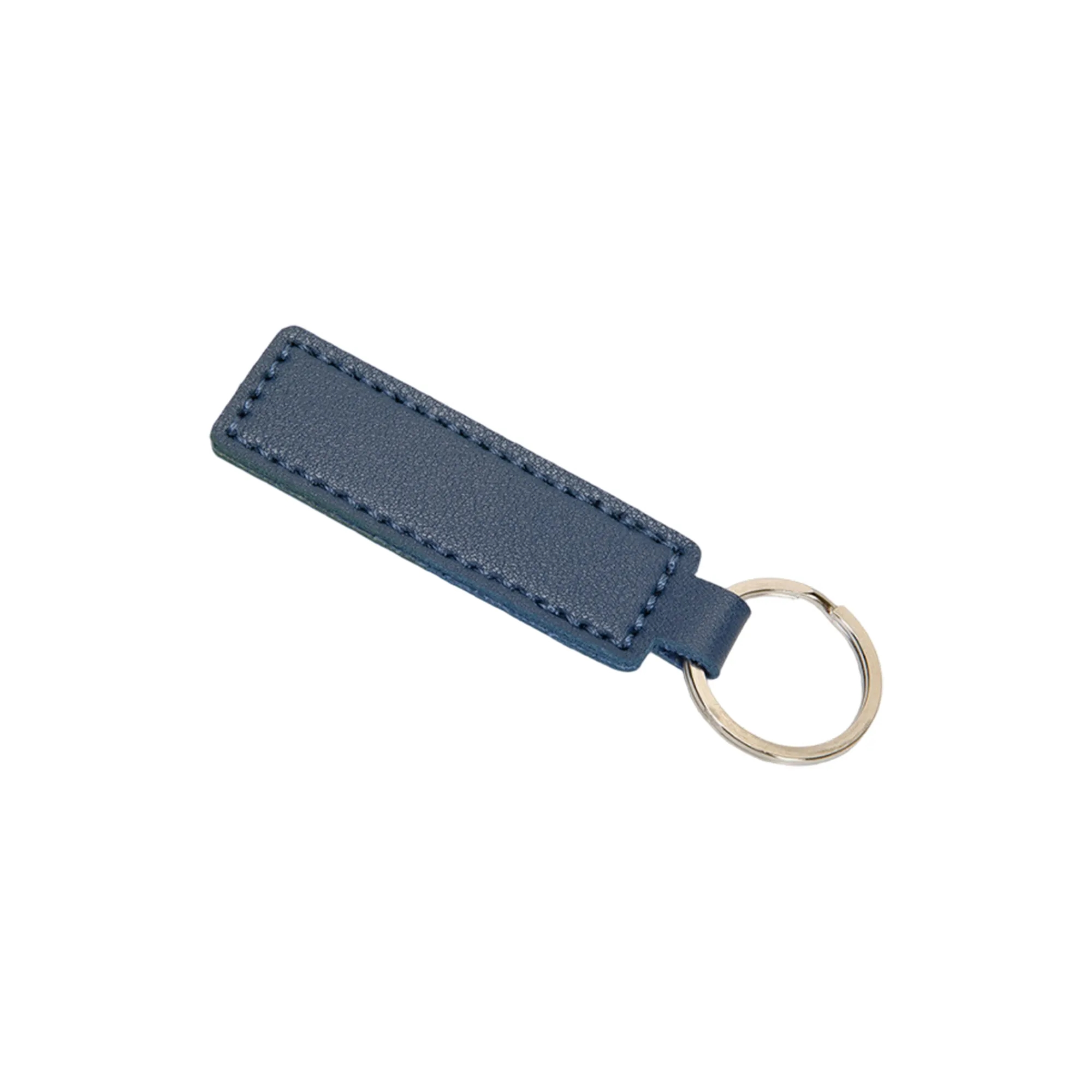 PU Leather Double-Stitched Keychain with Flexible Snap 10