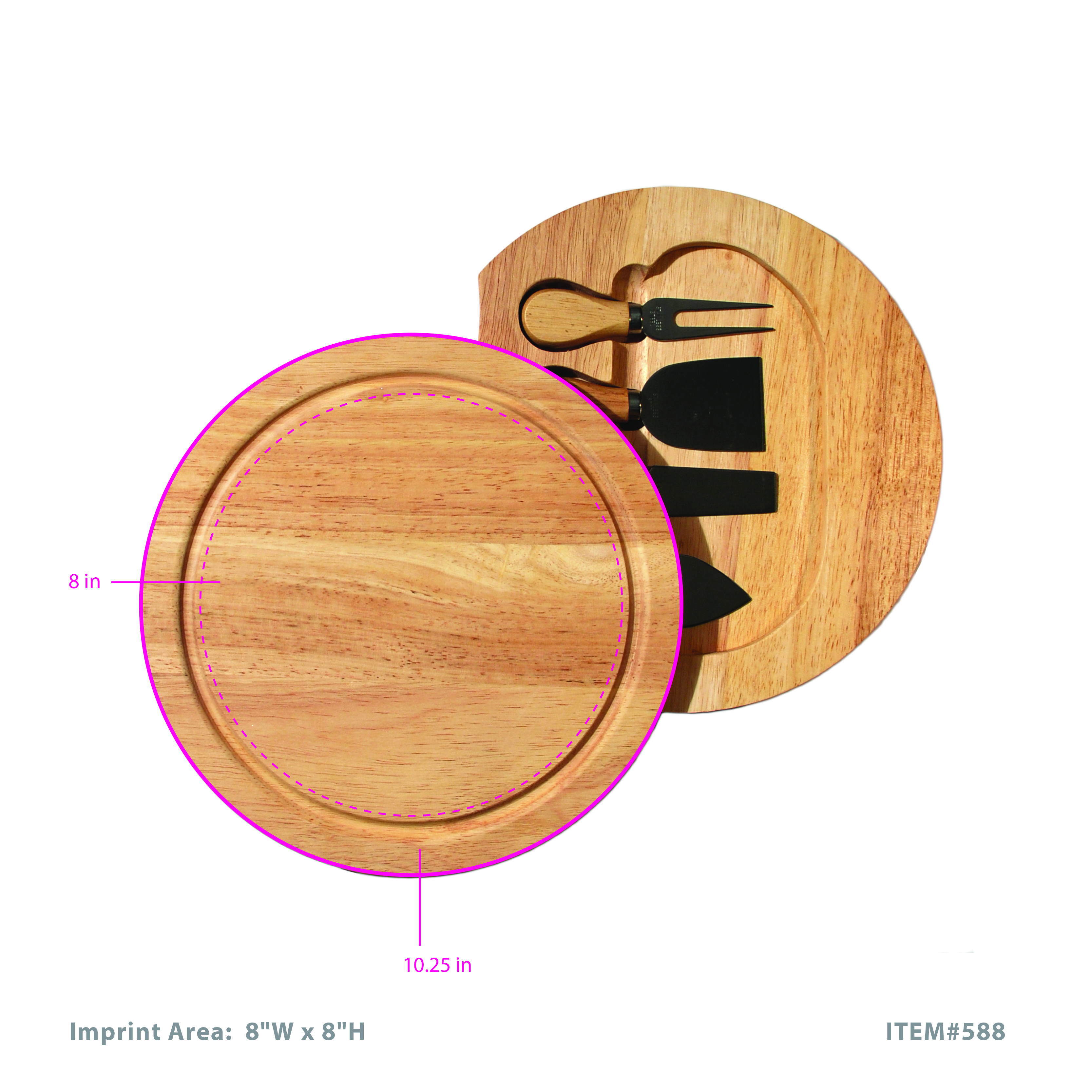 True® Camembert: Cheese Board & Tool Set 3