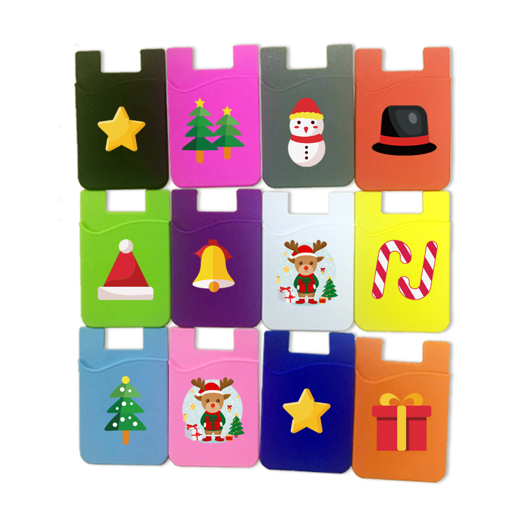 Silicone Cell Phone Sticky Wallet 17