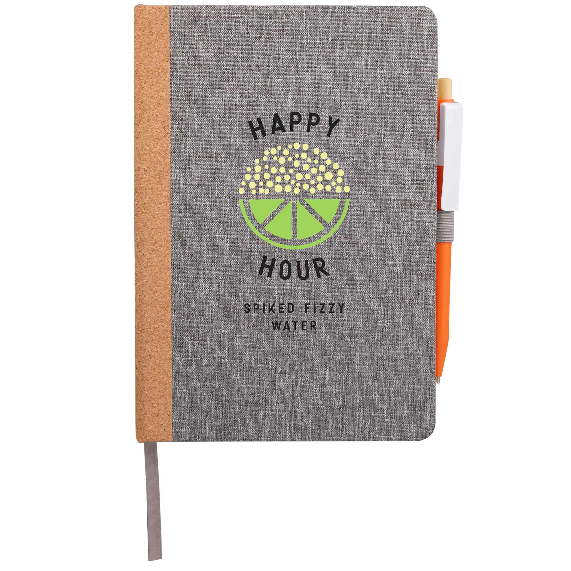 5.5" x 8.5" Recycled PET and Cork Bound Journal 30