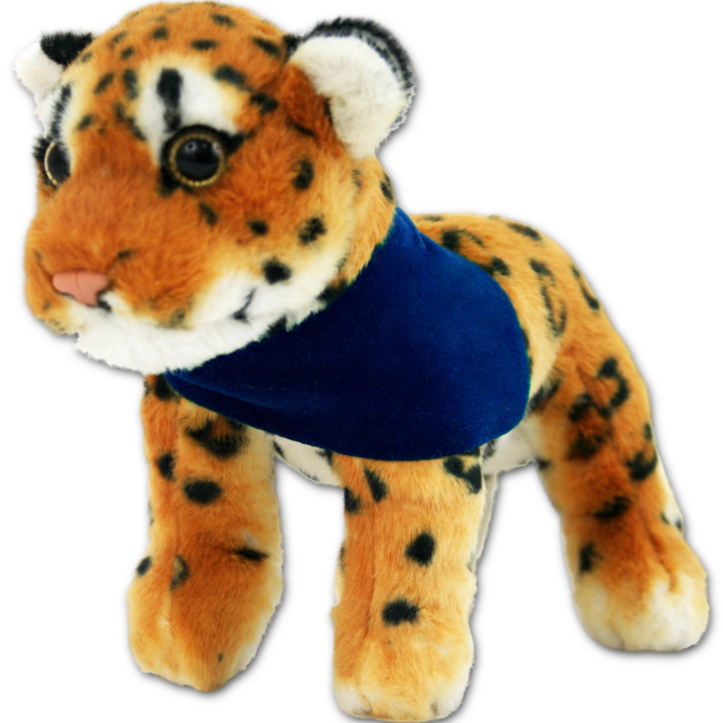 8" Jungle Animals Standing Brown Leopard 9