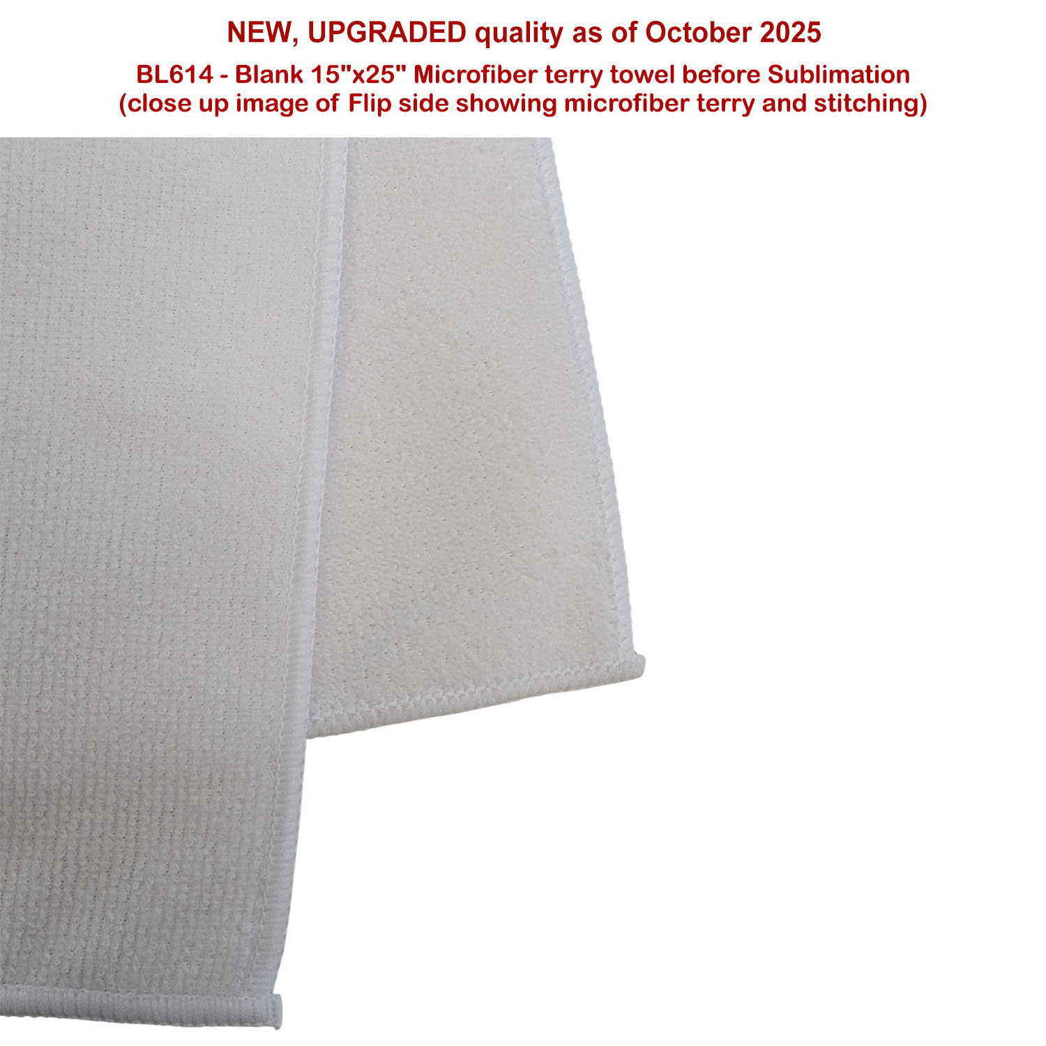 48Hr Quick Ship - Team Towel in Microfiber Dri-lite Terry, 15x25, Sublimated Sports Towel 4