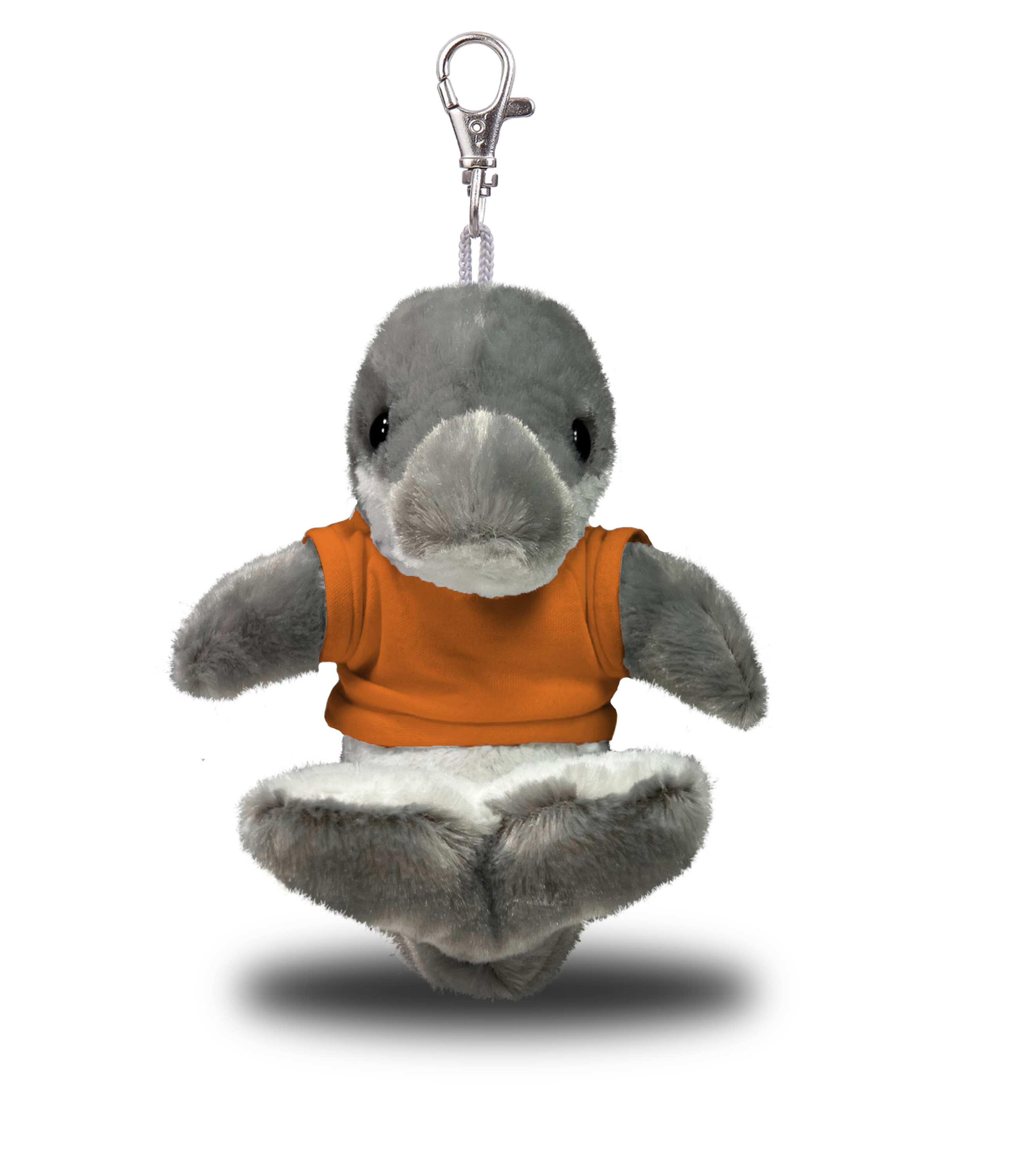 Plush Dolphin Keychain with T-Shirt 17