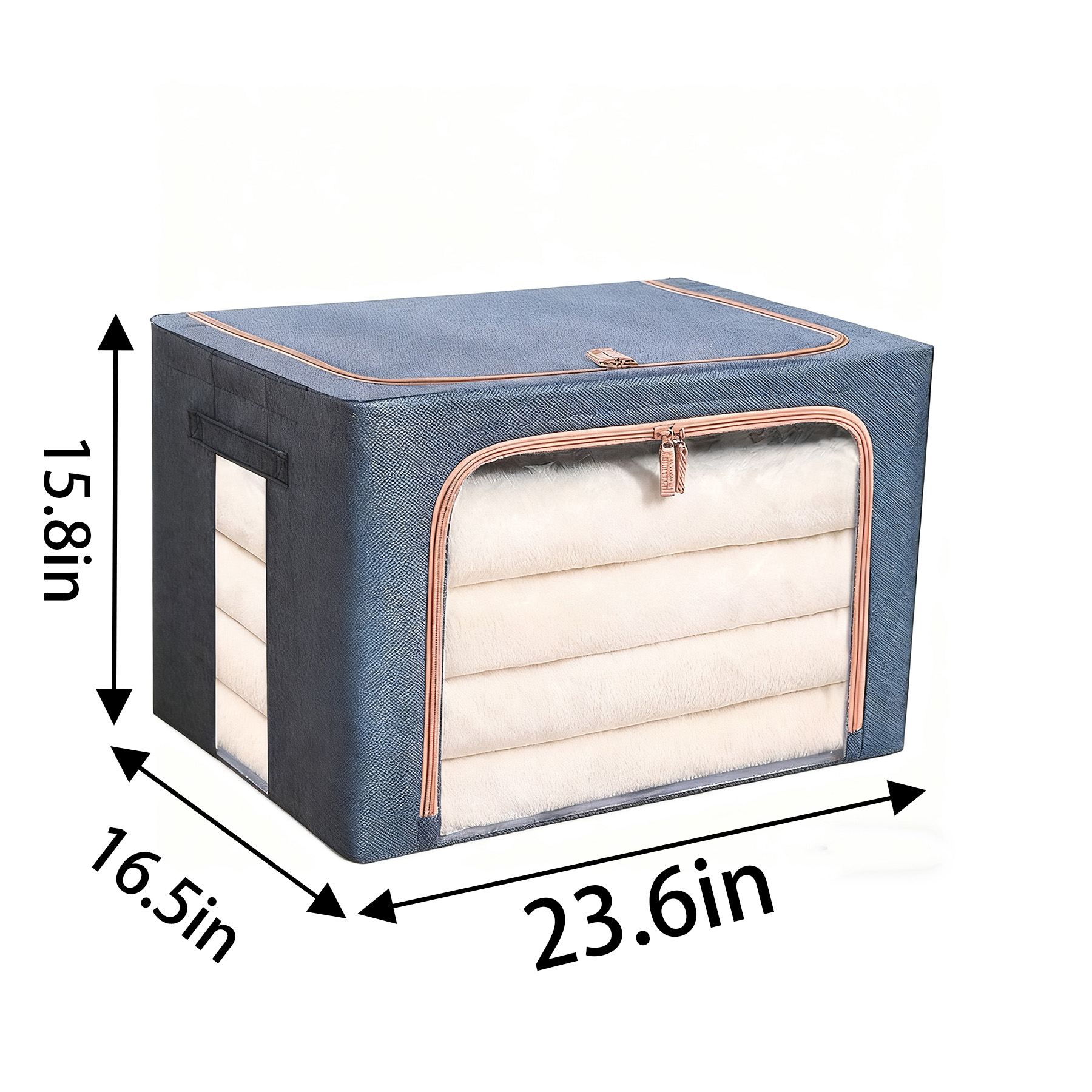 Large Capacity Linen Foldable Storage Box 3