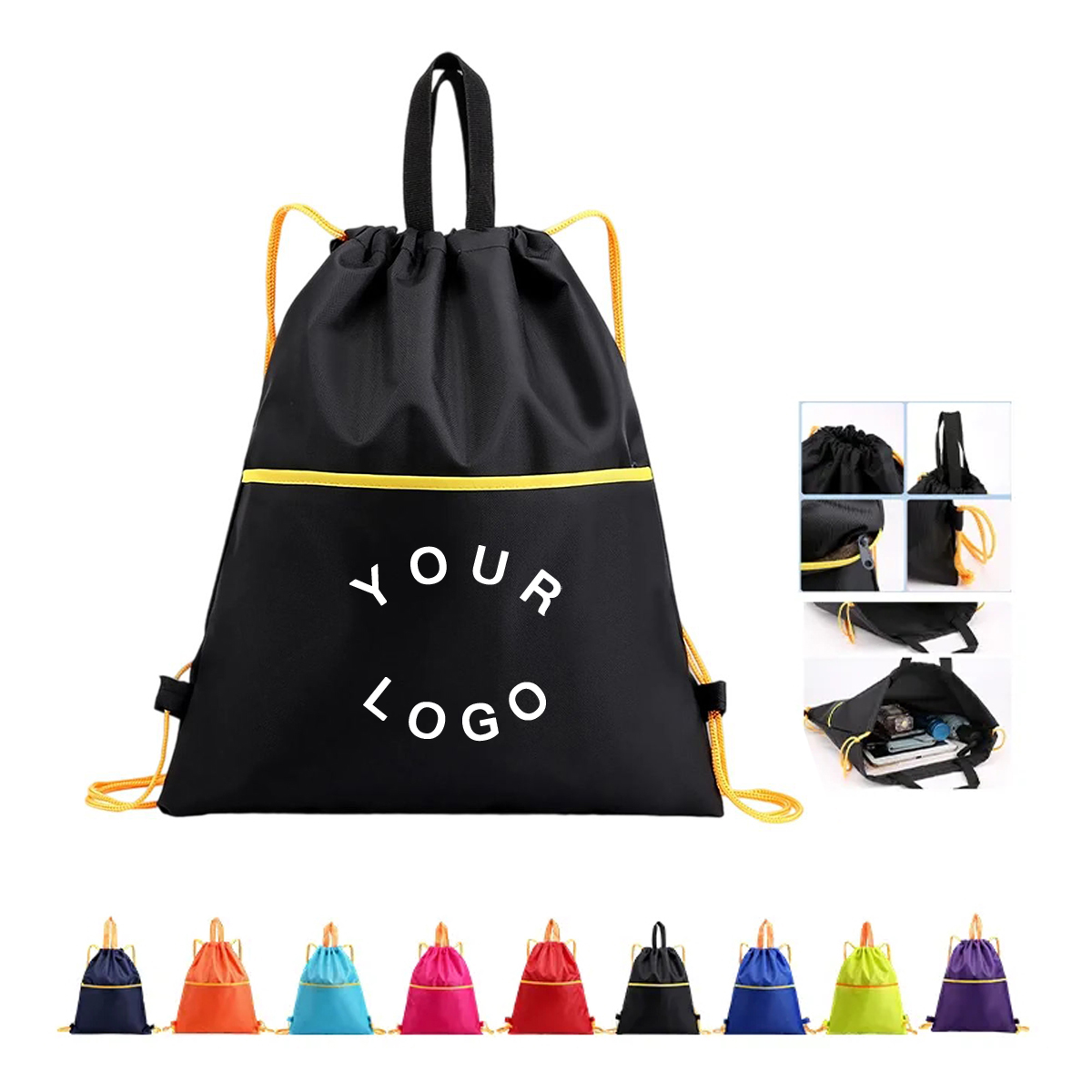 Waterproof Drawstring Bag for Dance or Travel 2