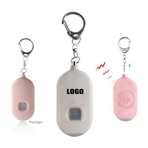 Rechargeable Round Alarm With Flashlight And 120DB Panic Sound 7