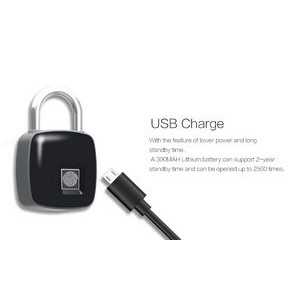 Smart Fingerprint Padlock Keyless Door Lock 3