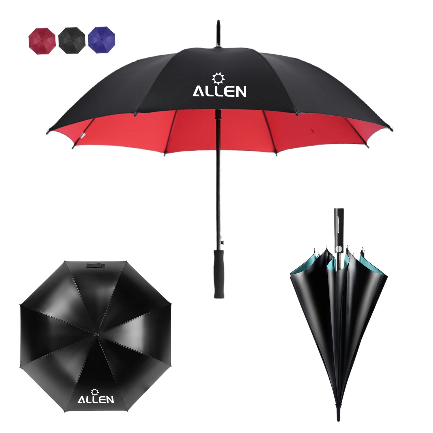 Auto Open Golf Gift Umbrella 2