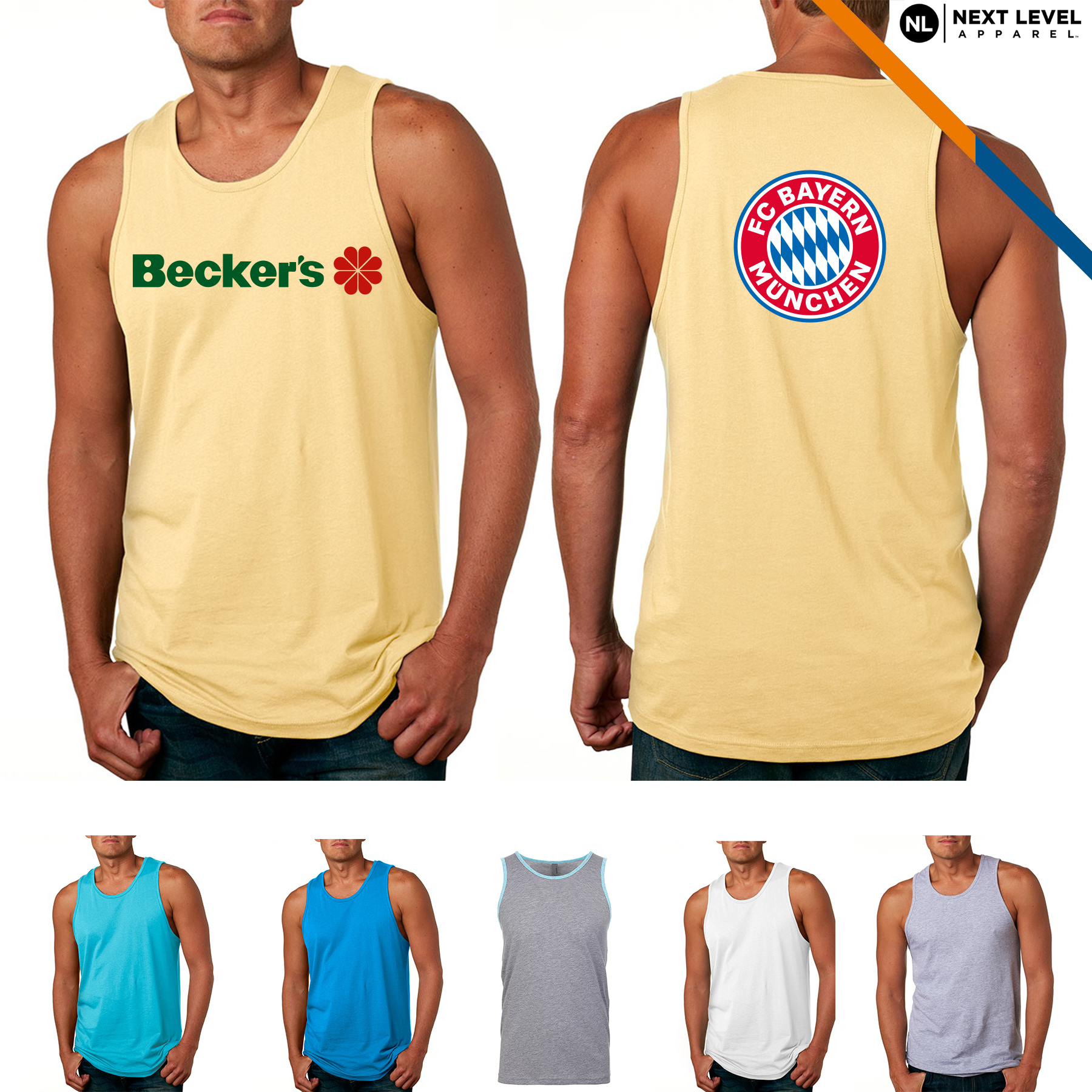 Next Level® Men's Jersey Tank Tops 5