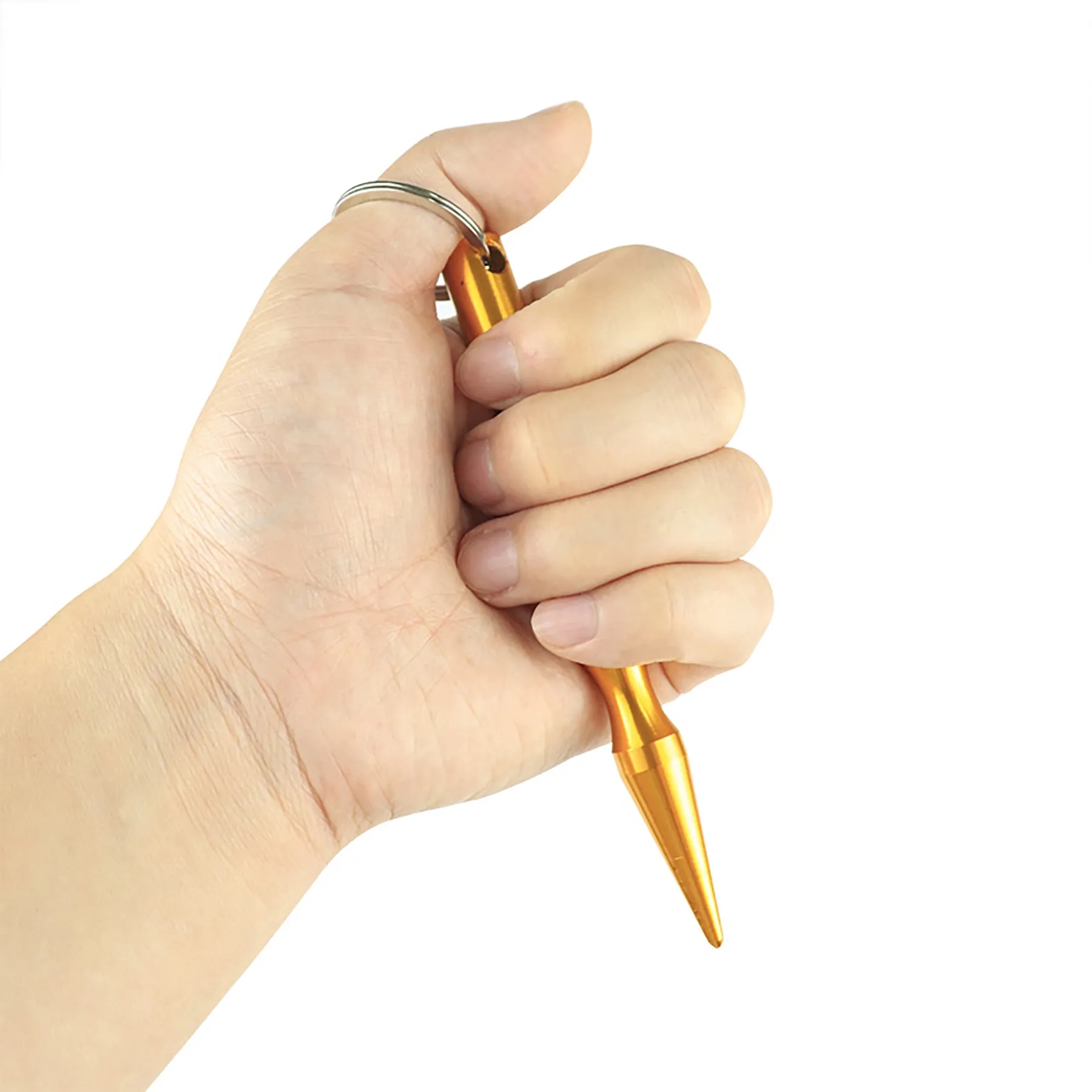 Aluminum Women's Self-Defense Pen Shaped Stick Keychain 9