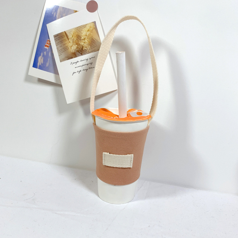 Canvas Beverage Sleeve, custom koozie with logo imprint 9