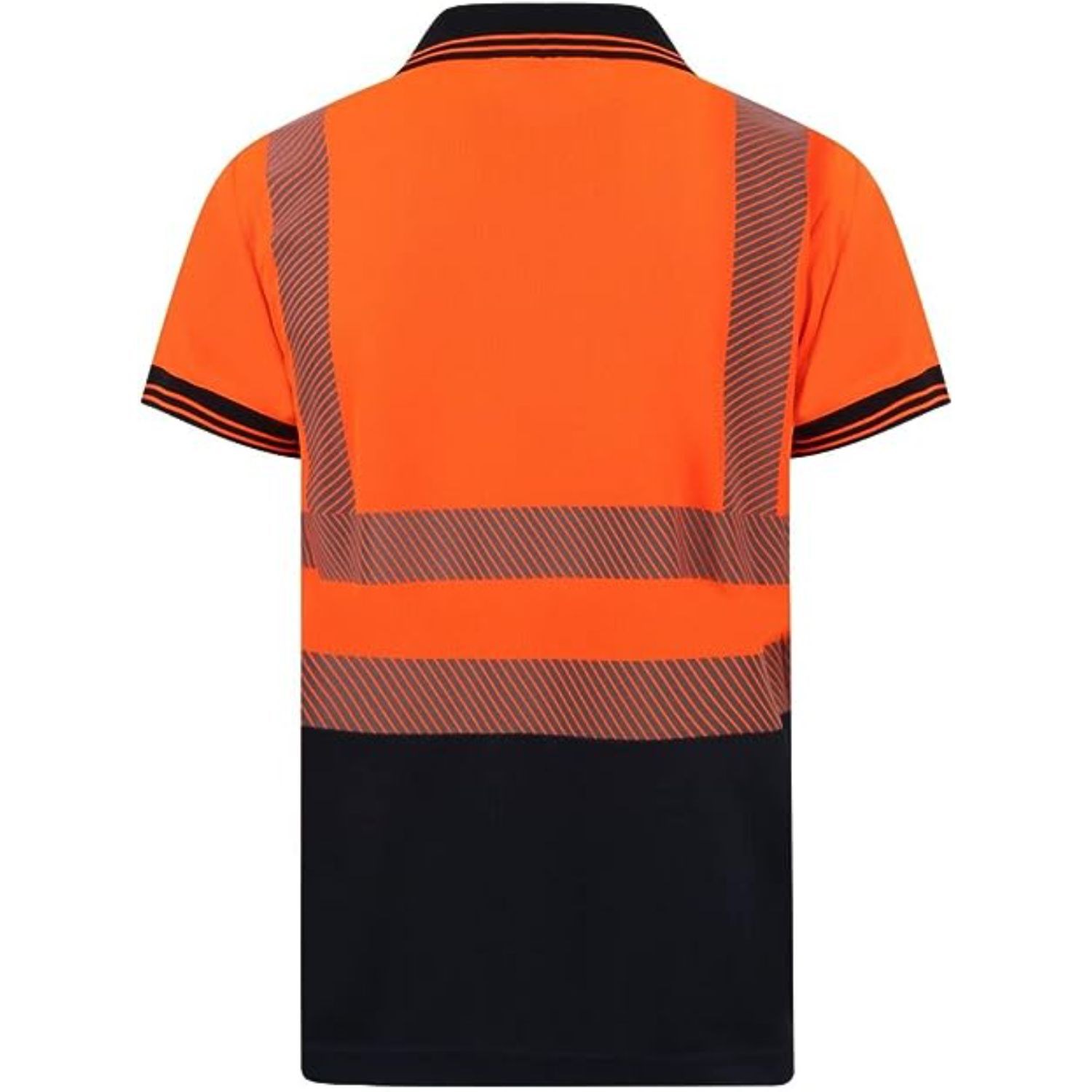 Class 2 rPET Segmented Color Block Odor Reducing Safety Polo 3