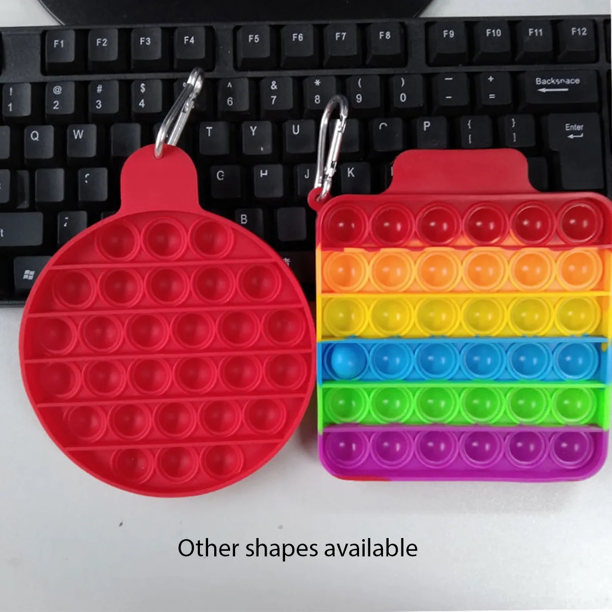Push Pop Silicone Bubble Stress Relief Toys Squishy Washable 4