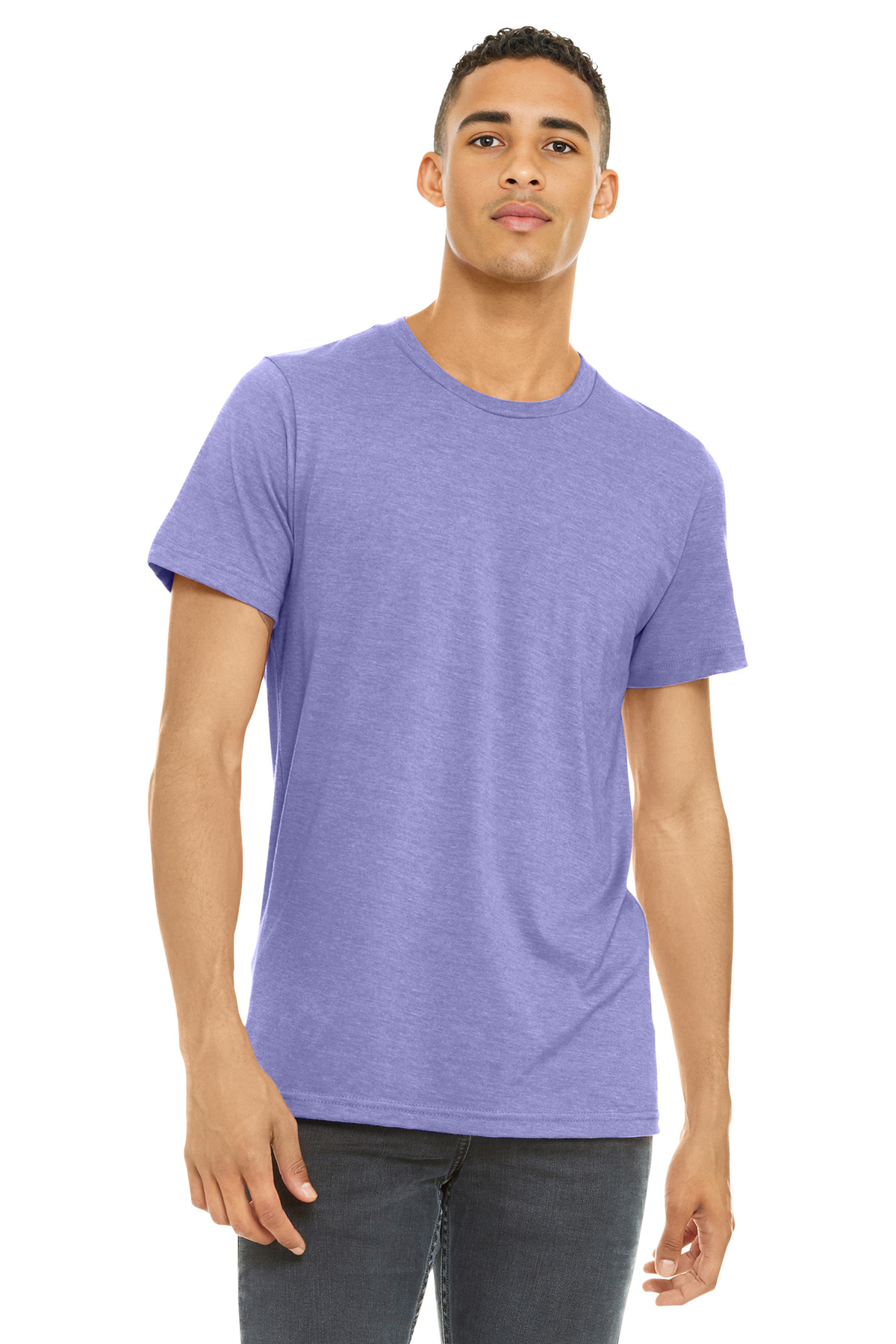 BELLA+CANVAS Unisex Heather CVC Short Sleeve Tee. BC3001CVC 295