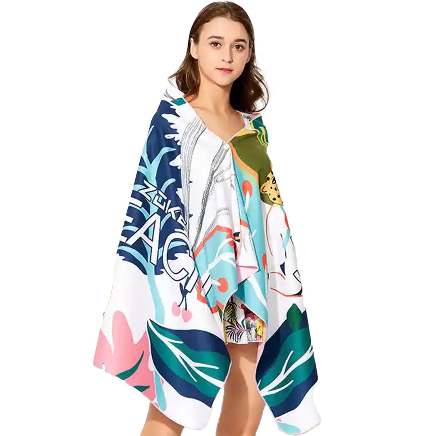 30″ X 60″ Sublimated Silk Touch Velour Beach Towel 3