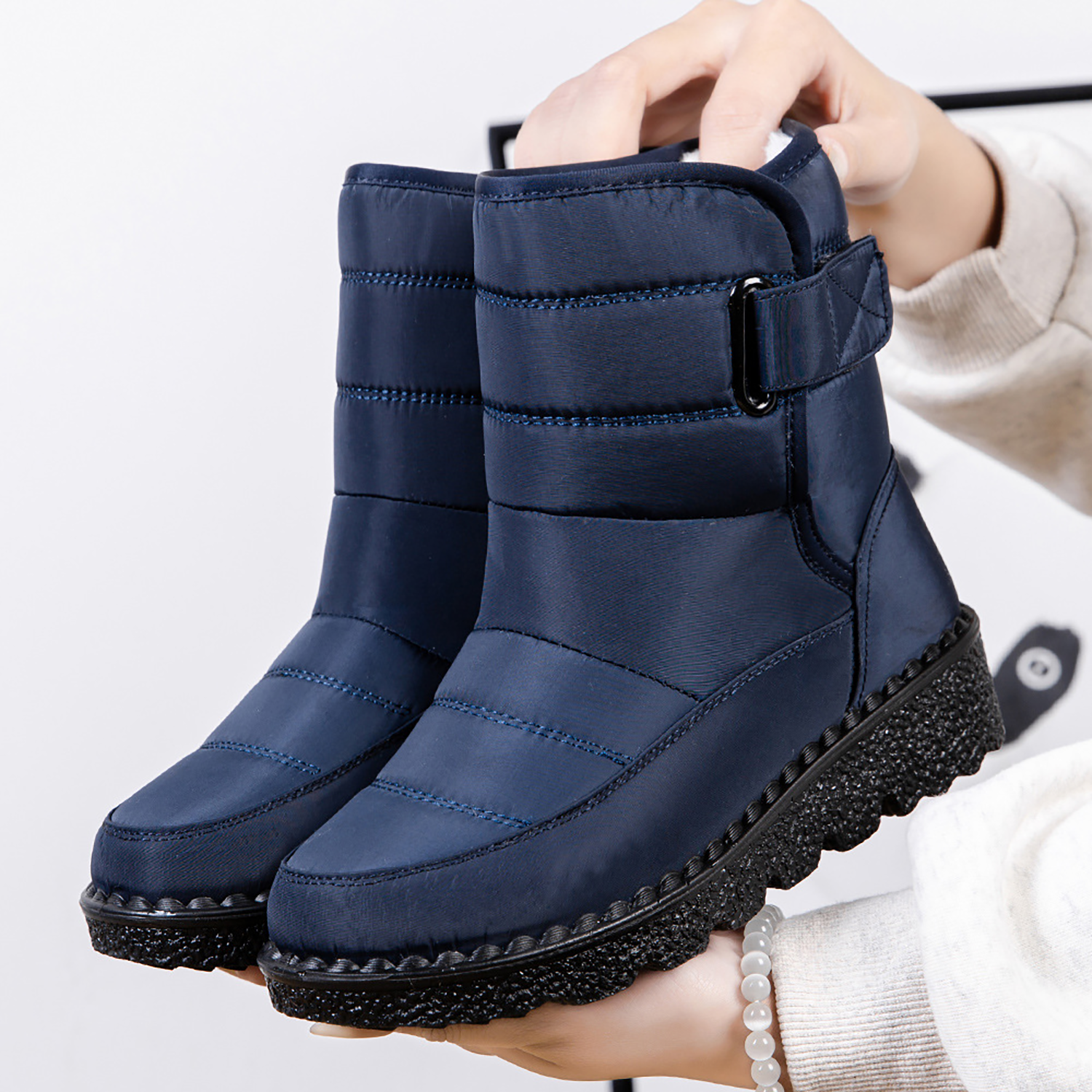 Warm Waterproof Winter Snow Boots 9
