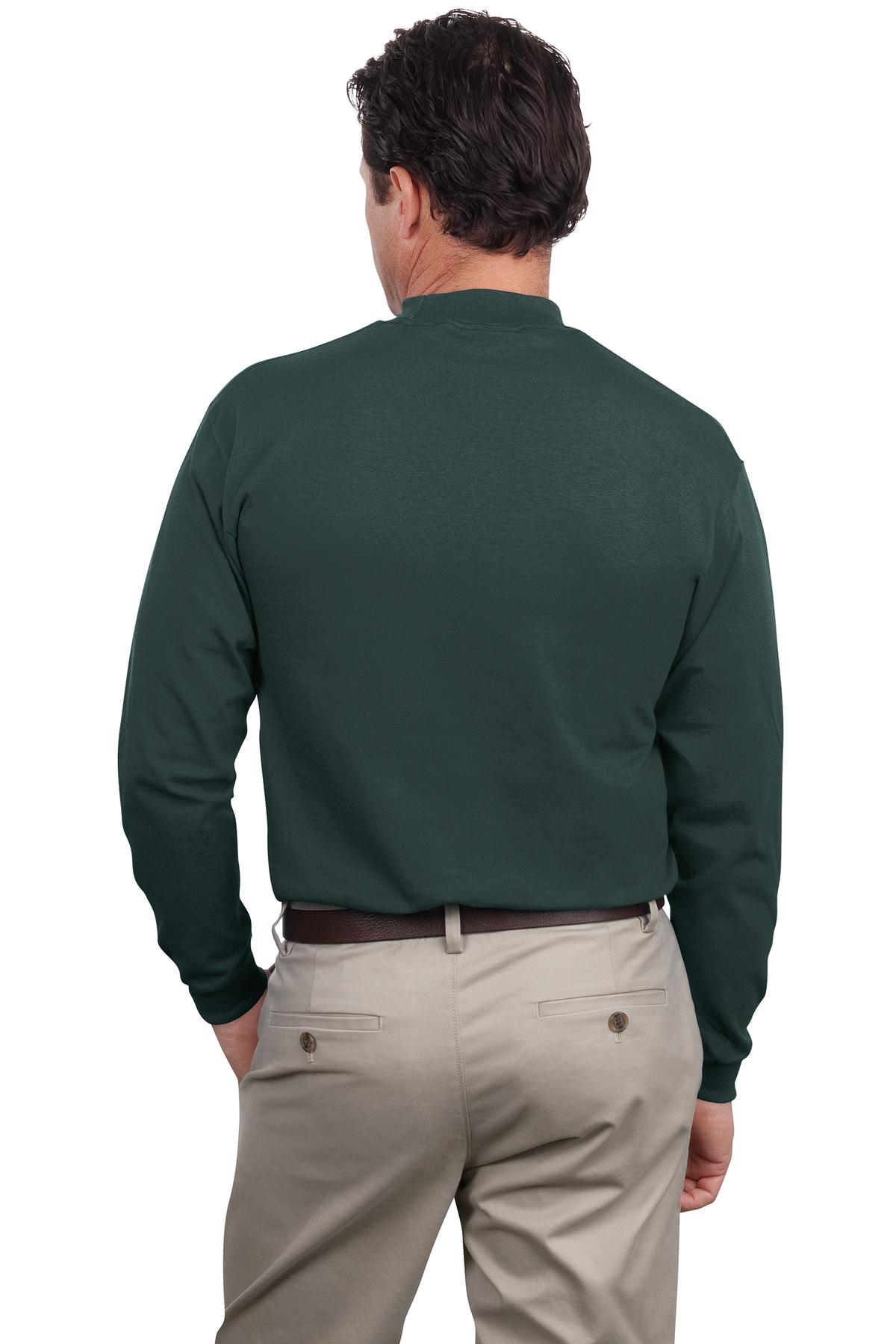 Port & Co Essential Mock Turtleneck. PC61M 1