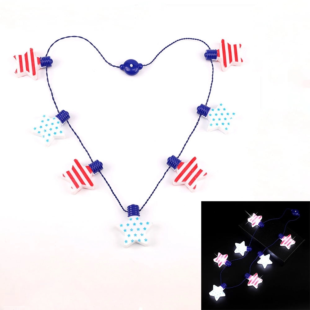 Led Light-Emitting Star Necklace 2
