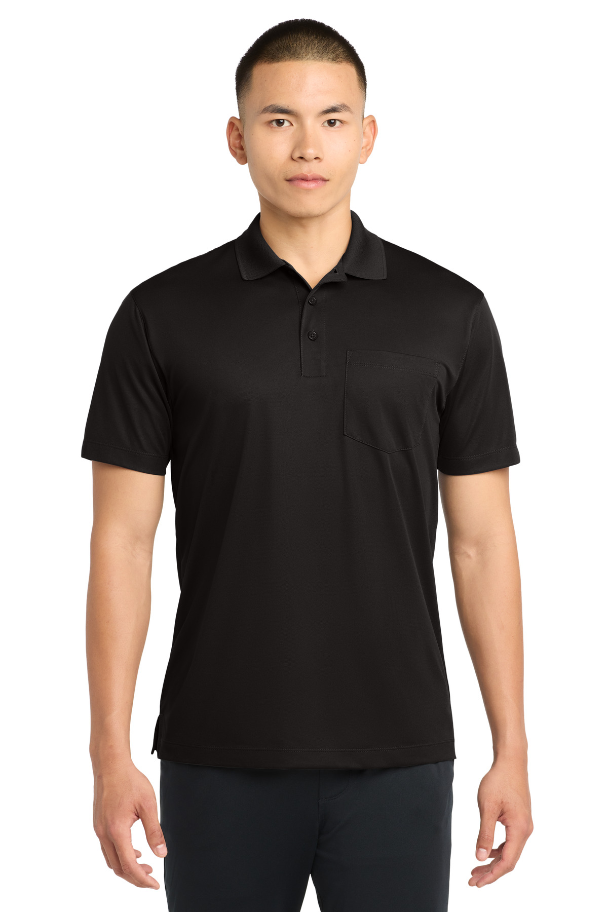 Sport-Tek Micropique Sport-Wick Pocket Polo. ST651 63