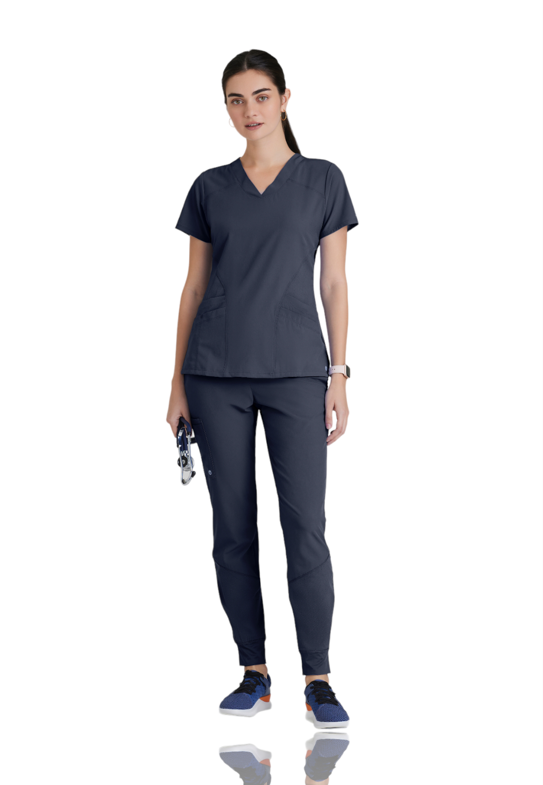 Barco One - Women's Five-Pocket V-Neck Pulse Scrub Top 10