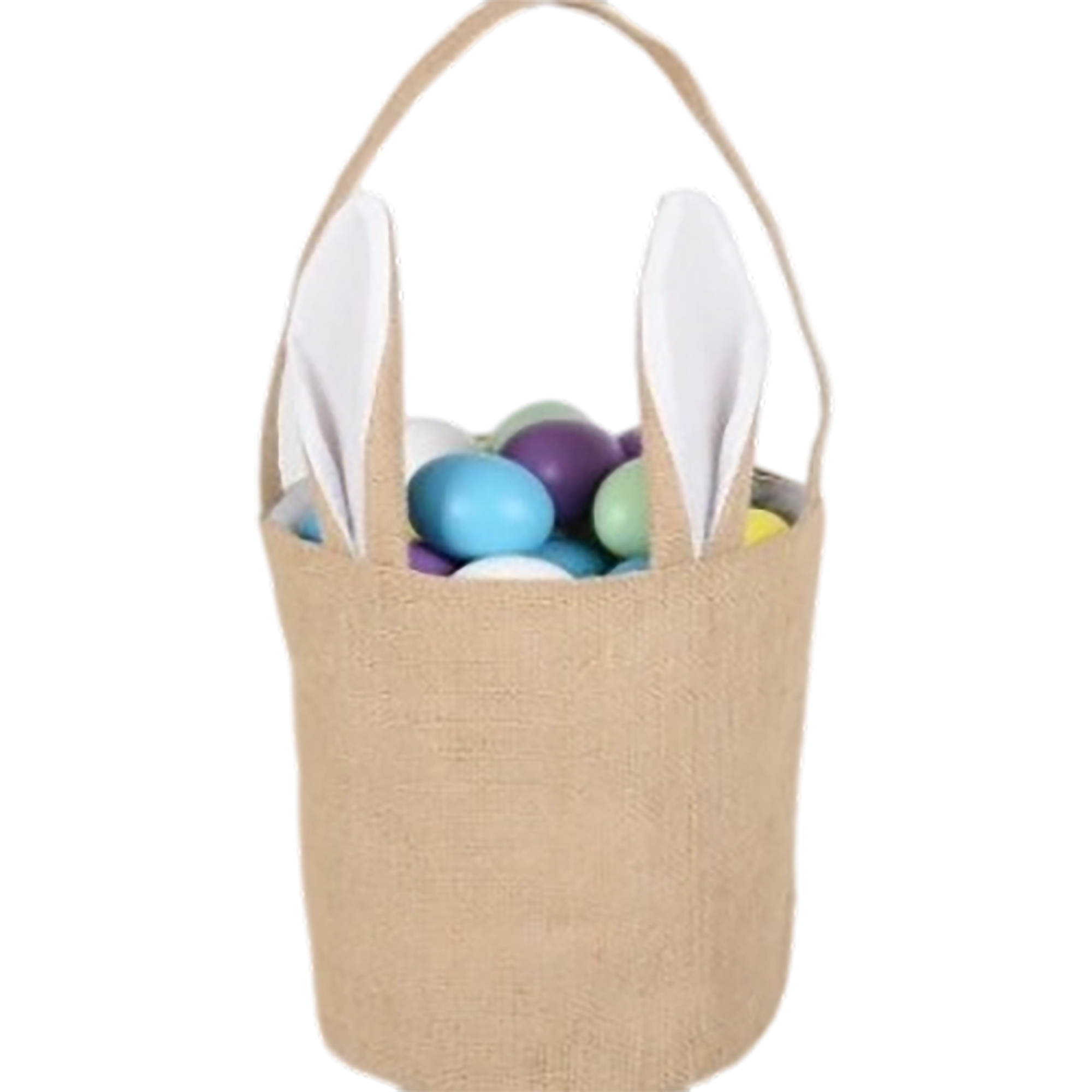 Jute Rabbit Ear Tote Bag 8.7" x 7.9" 5