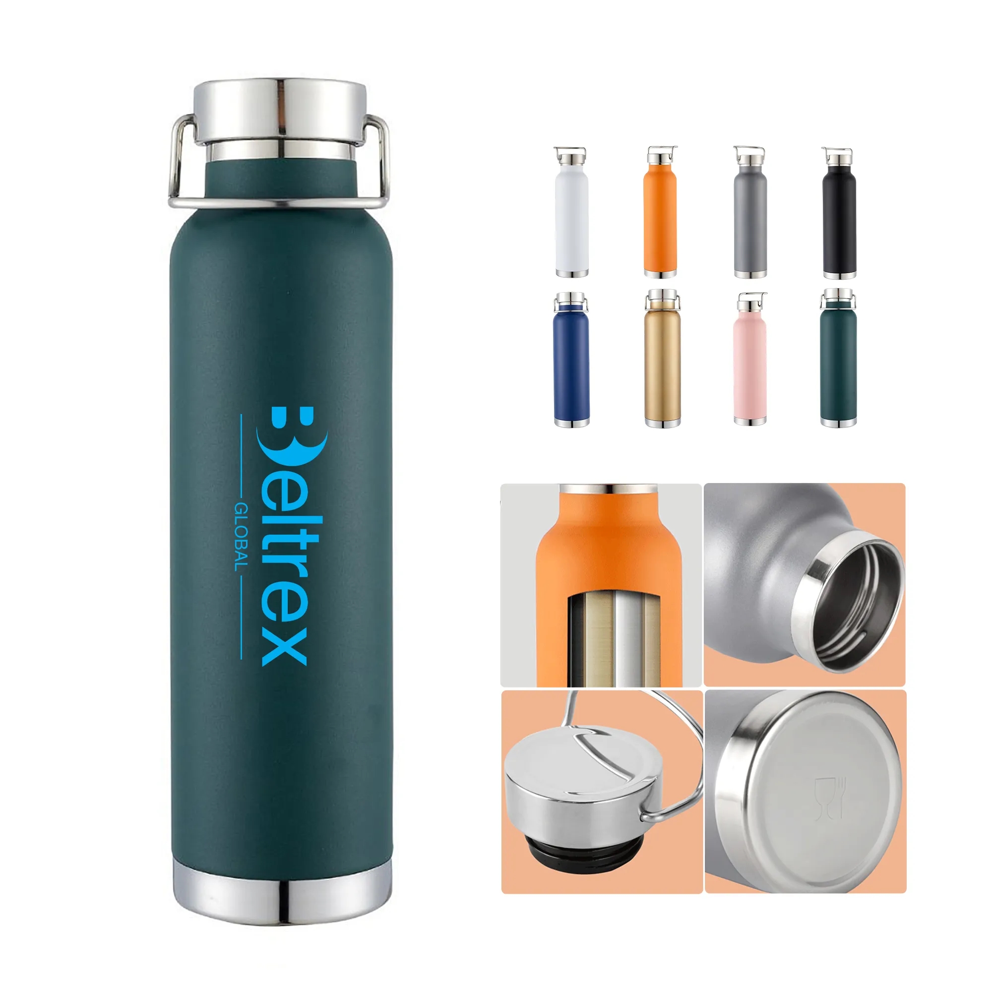 Vacuum Insulated Stainless Steel Tumbler with Handle 15
