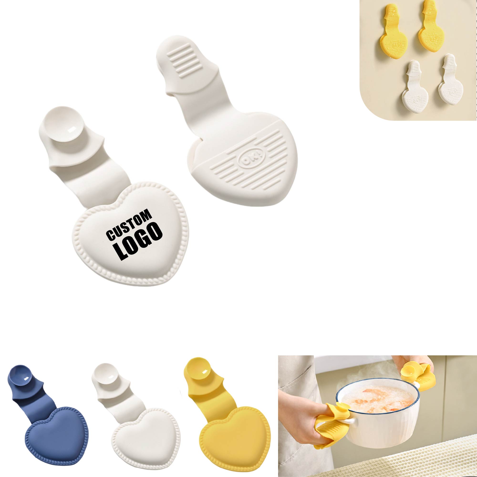 MOQ 10 pcs Non-Slip Baking Mitts 1pc 2