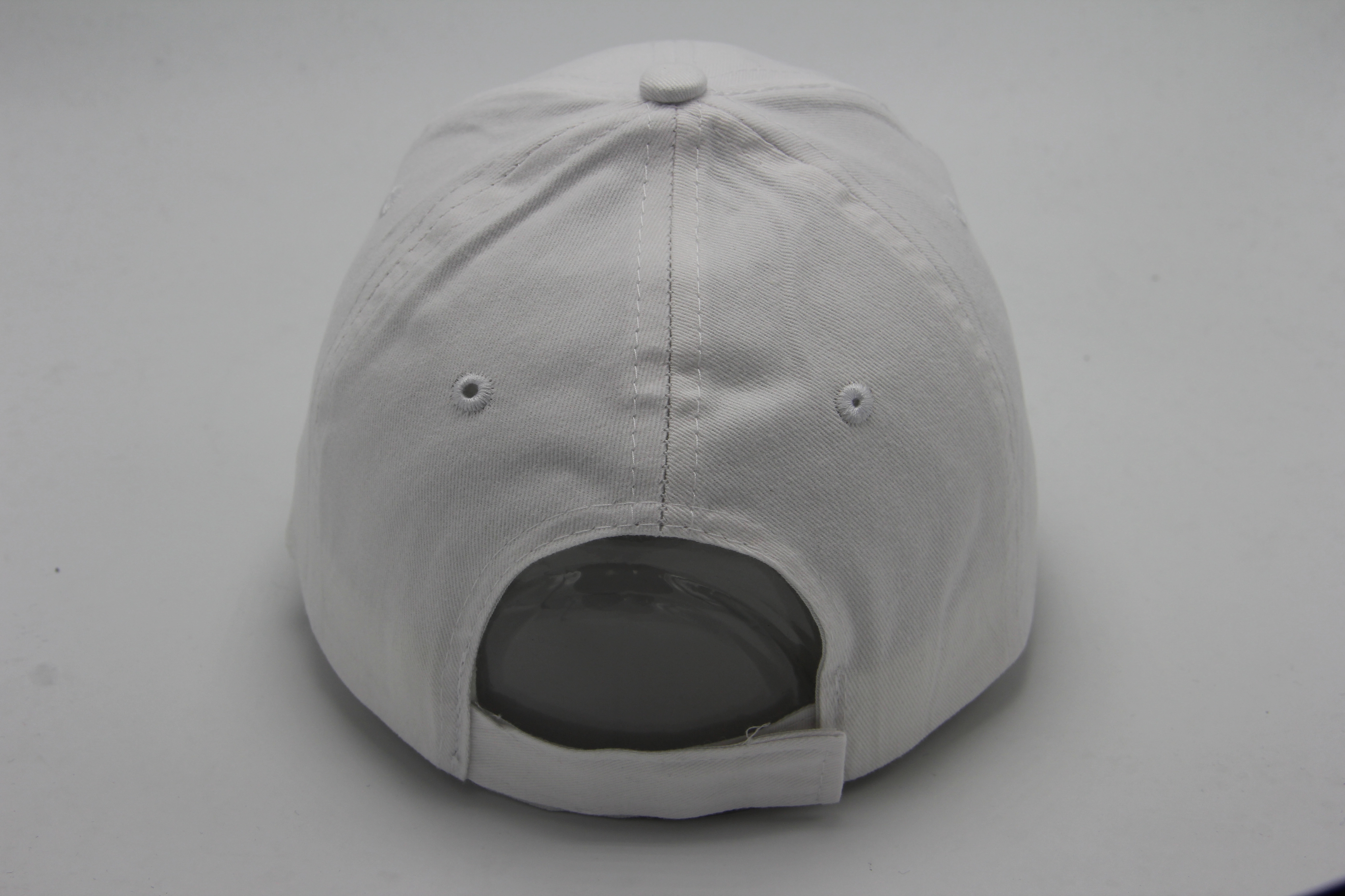 6 Panel Structured Classic Baseball Cap Cotton Twill