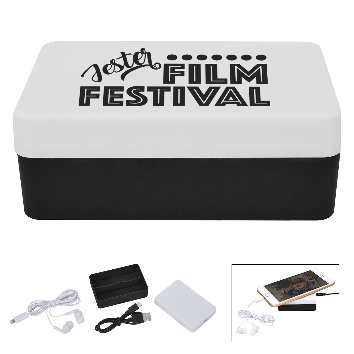 3-In-1 Stowaway Wireless Charging Kit With Earbuds 26