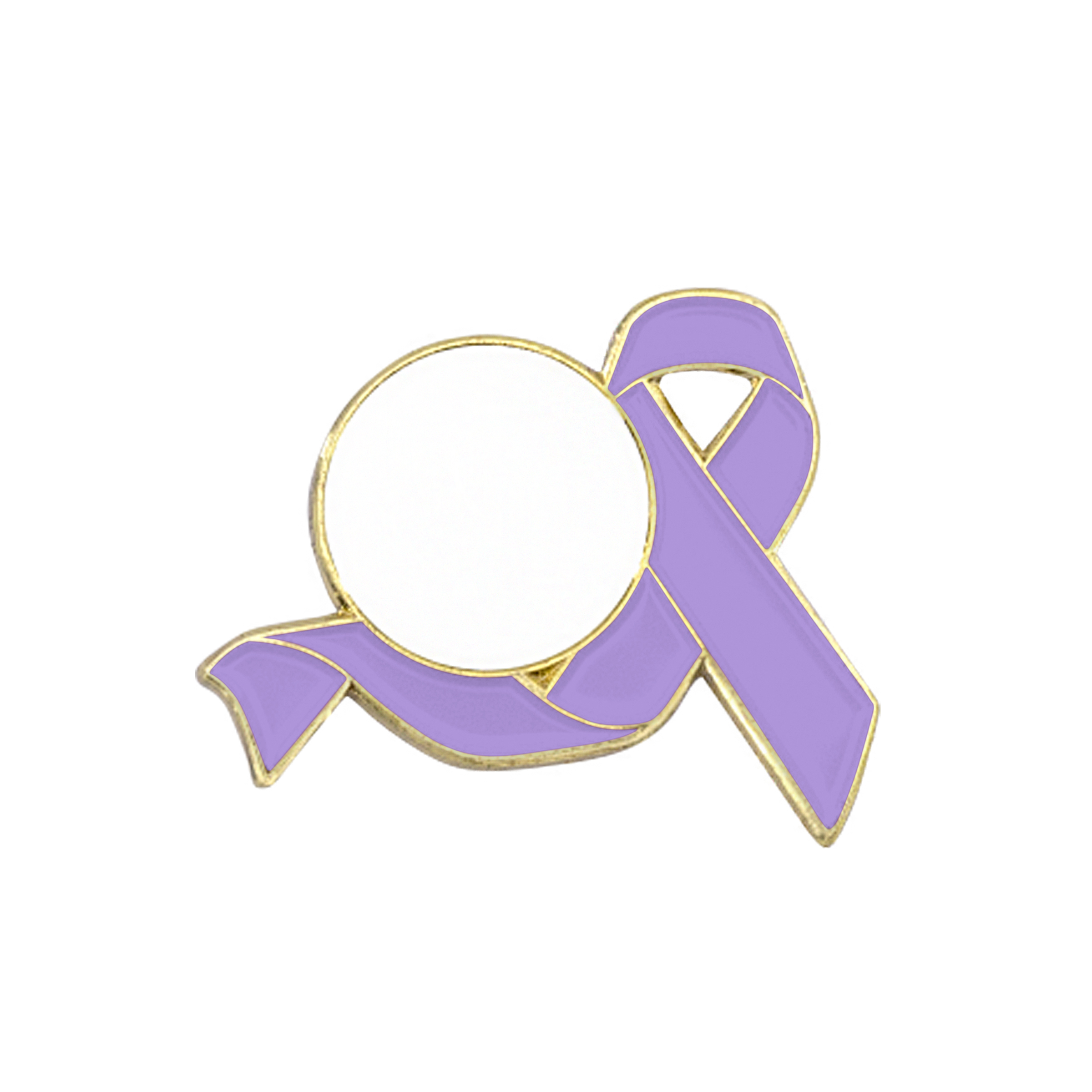 Awareness Ribbon Lapel Pins w/ Custom Logo 11