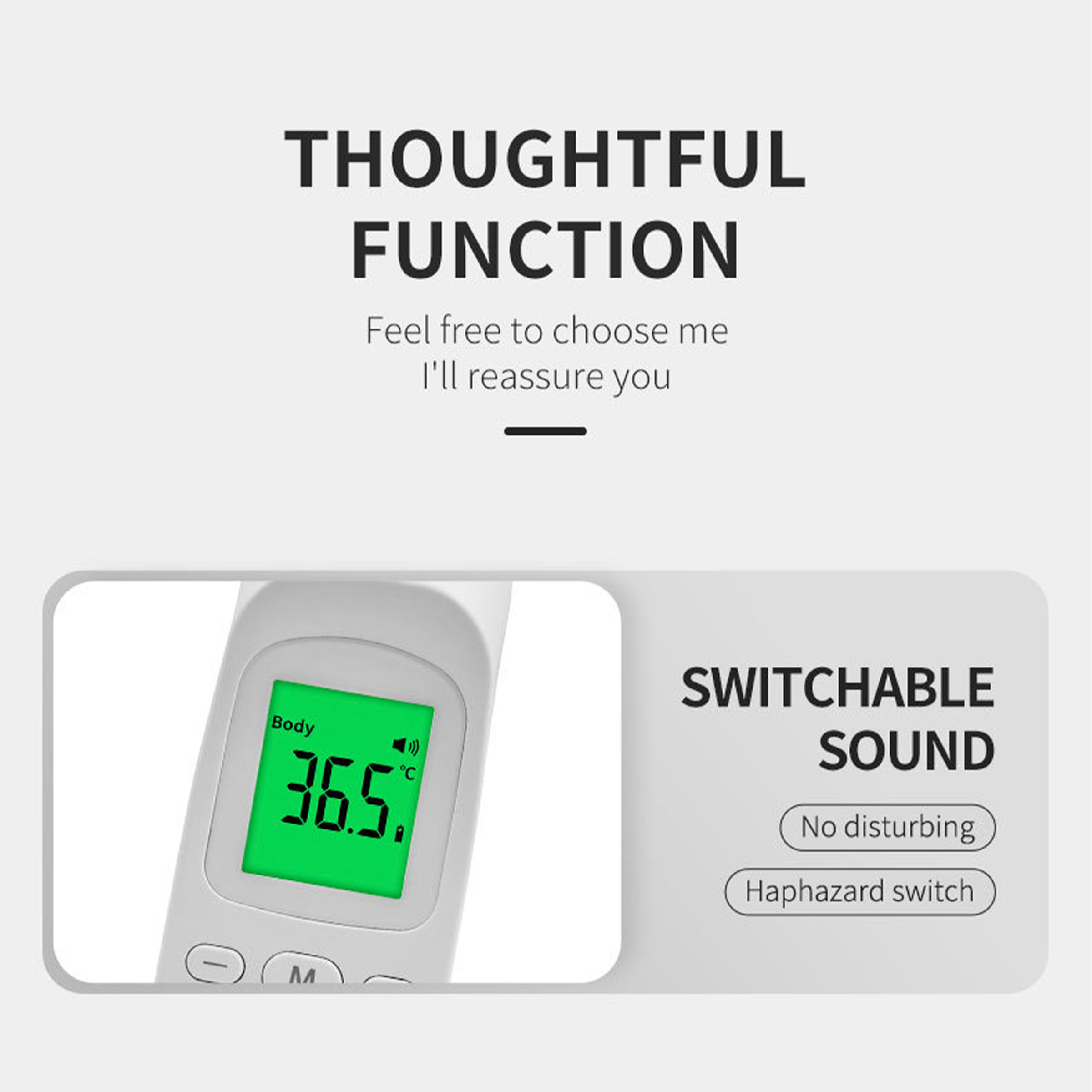 Plastic Hand Held Thermometer Gun 4