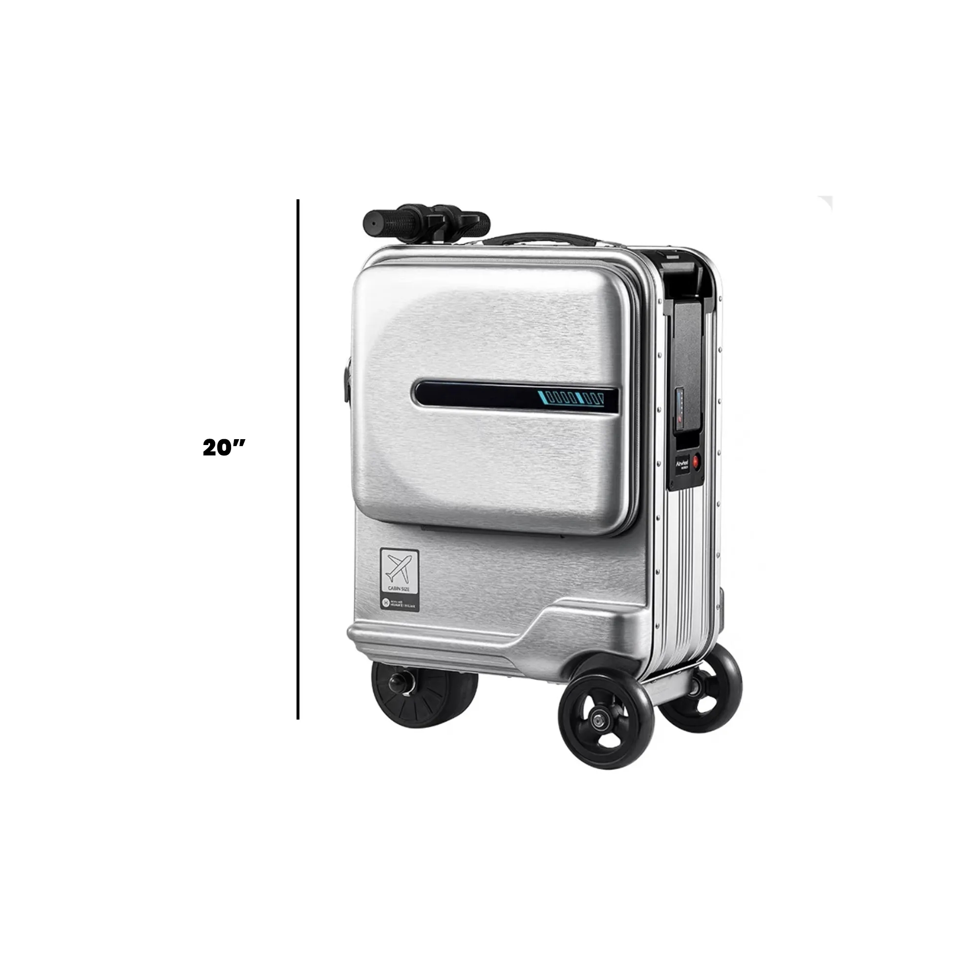 Electric Luggage Riding Box, custom luggage with logo imprint 5