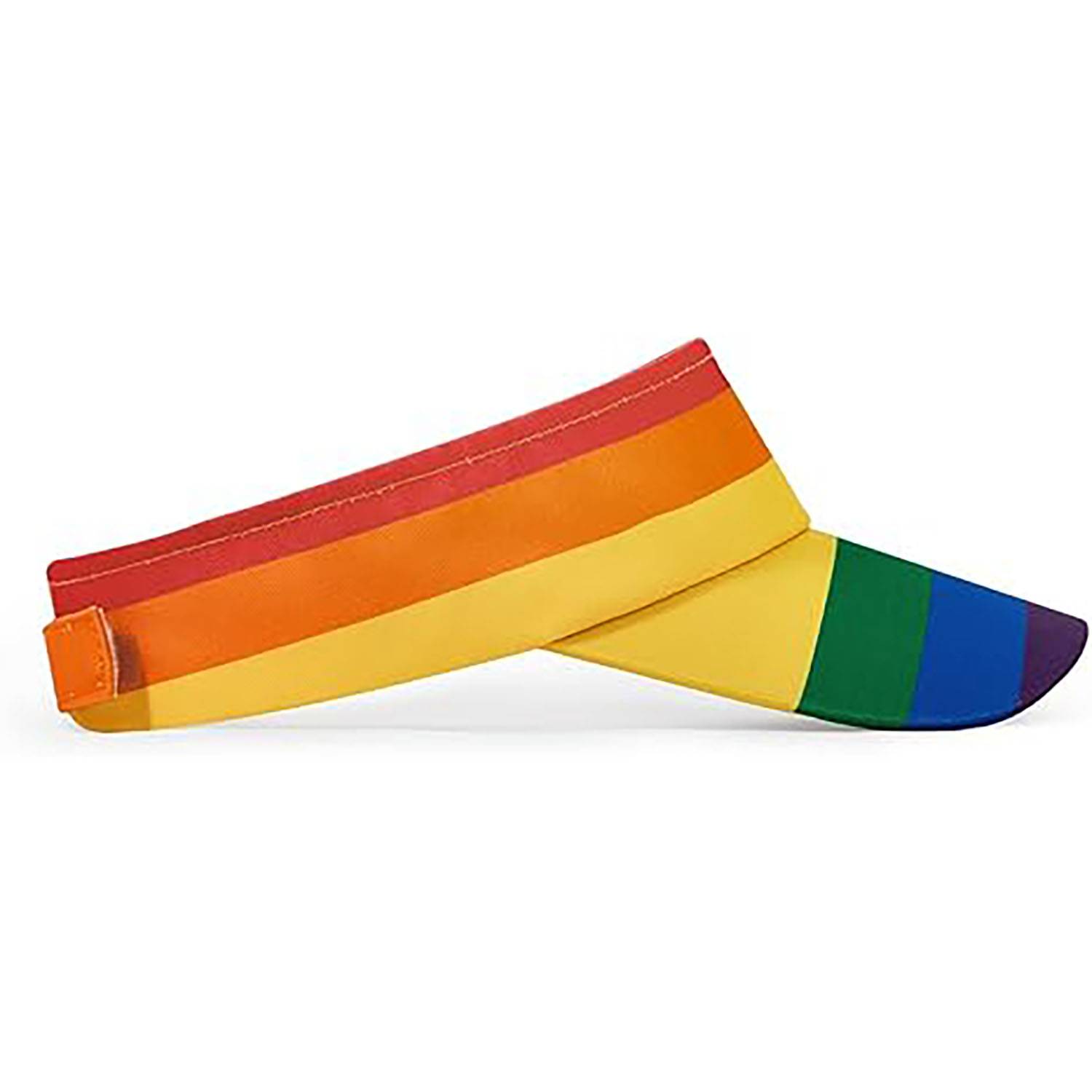 LGBT Rainbow Adjustable Polyester Sun Hat 2