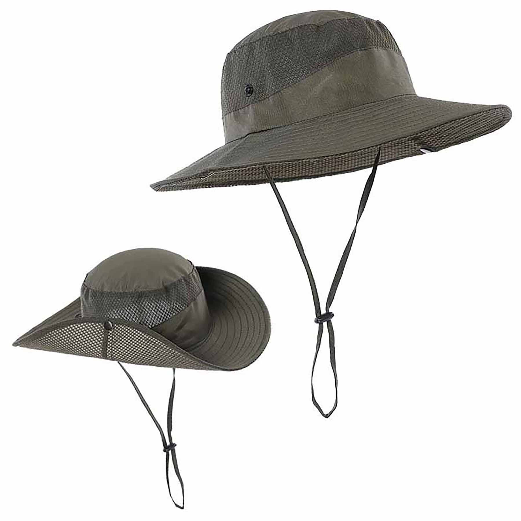 Sun Protection Mesh Boonie Bucket Hat 1