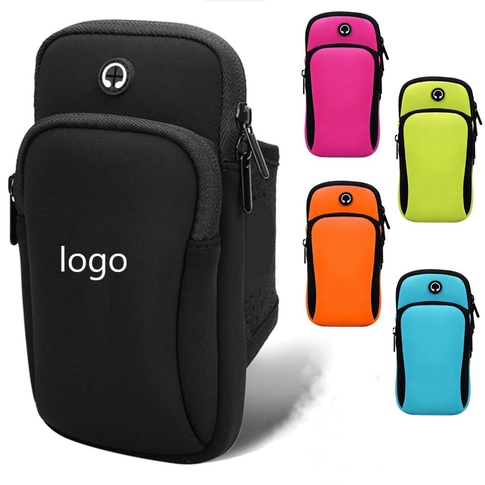 Running Armband with Headphone Cable Outlet Hole MOQ 50PCS 2
