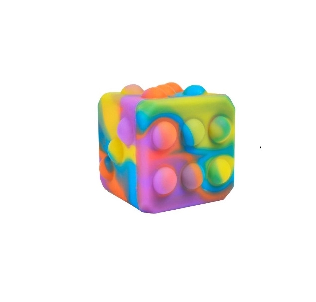 Dice Shaped Push Bubble Fidget Toy 8