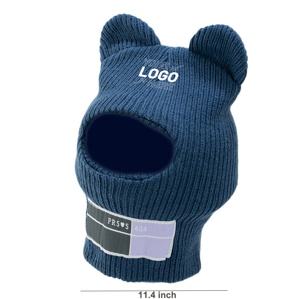 Bear ears knitted beanie 5