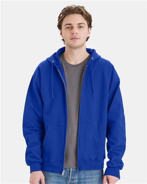 Unisex Ultimate Cotton® Full-Zip Hooded Sweatshirt - F280 30